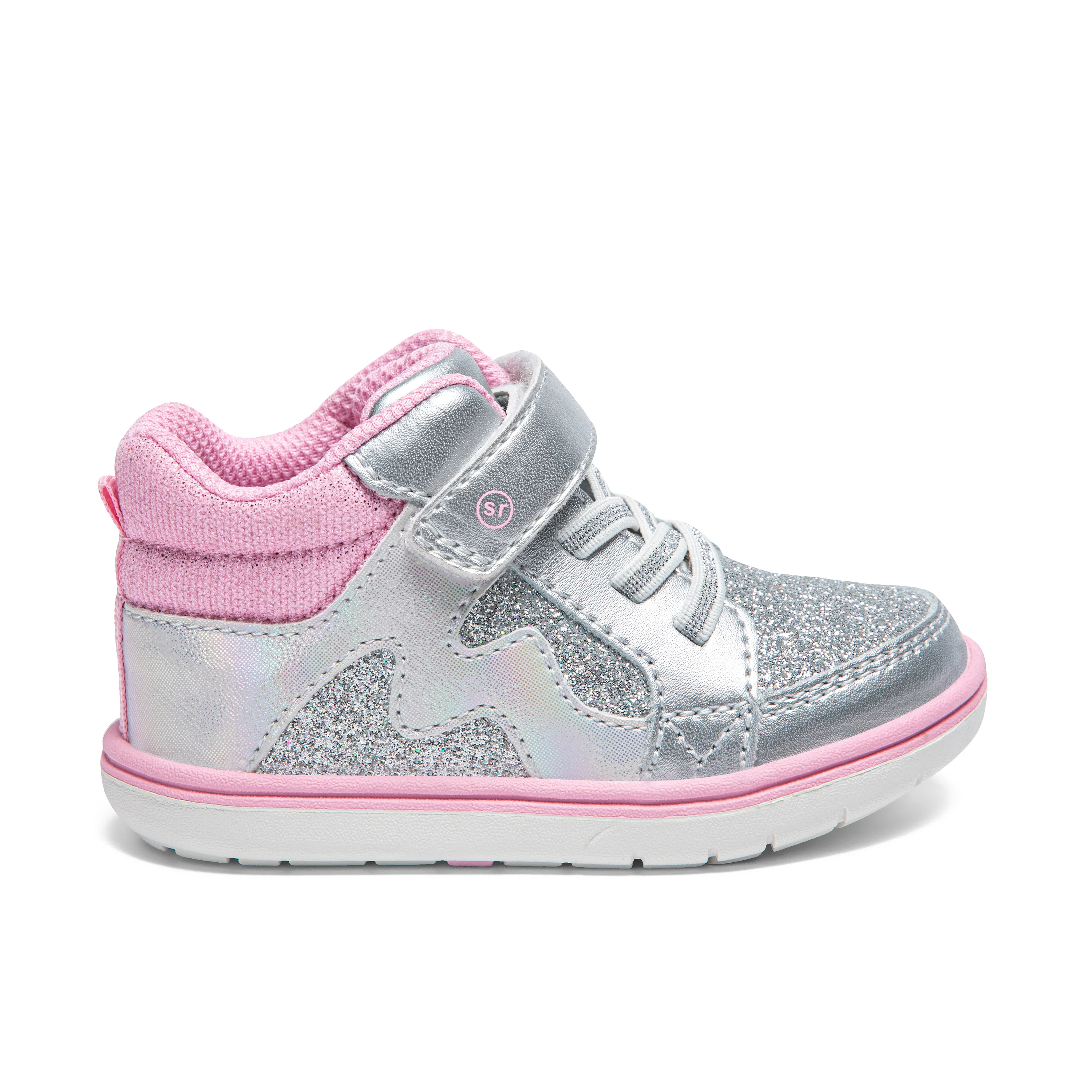 Ames Sneaker - Little Kid Silver/Rainbow