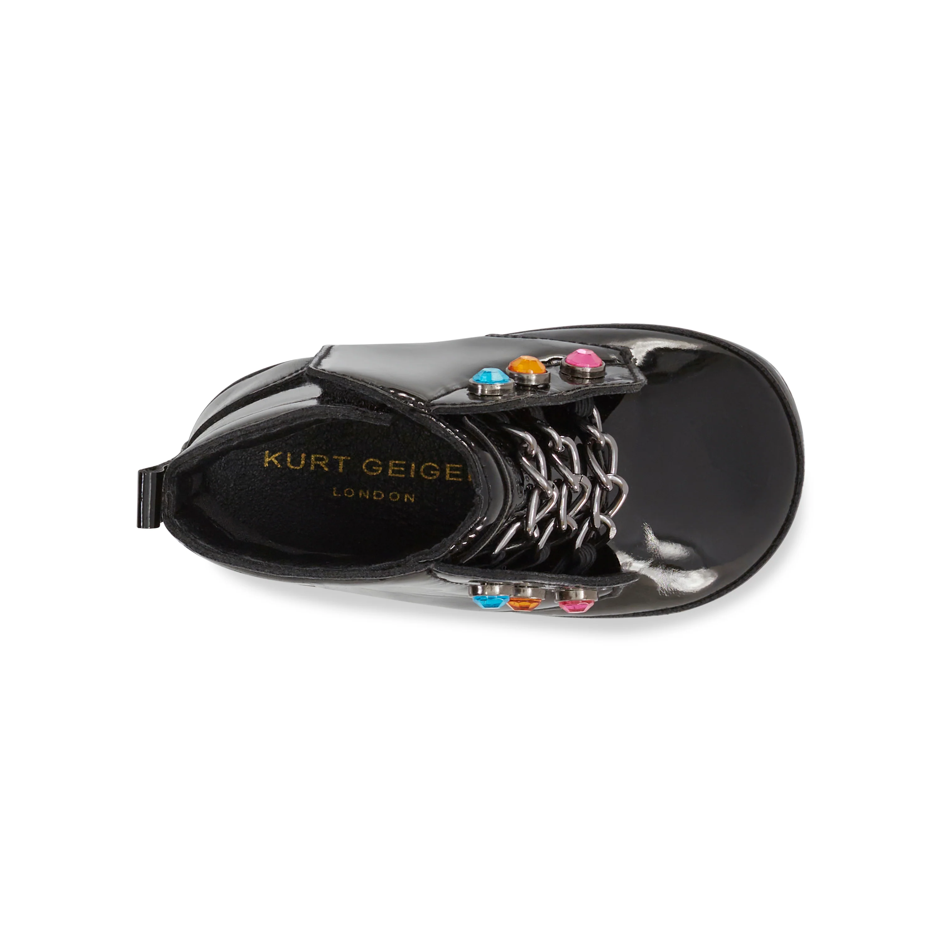 Baby Bax Boot - Little Kid Black Patent - Image 5