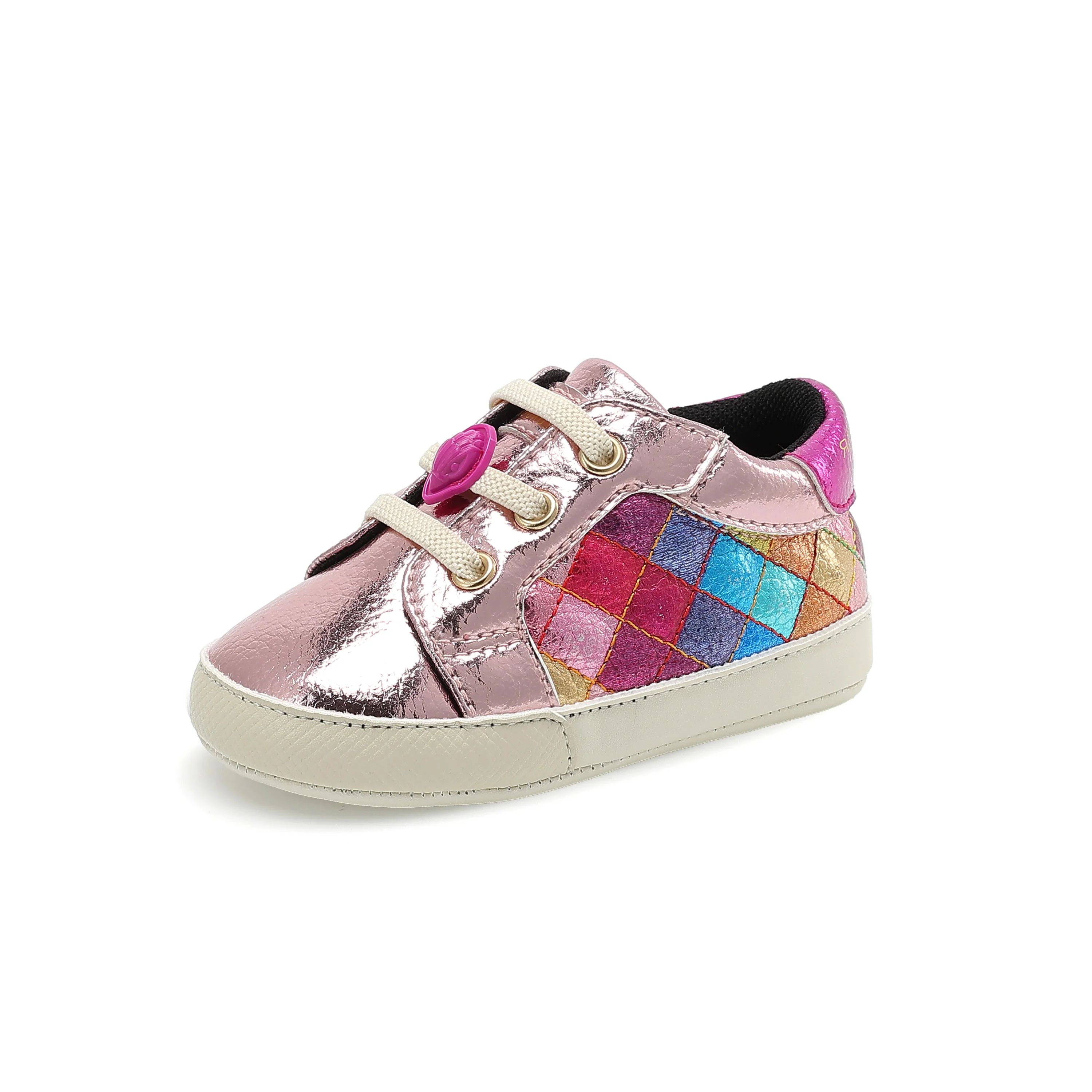 Baby Lane Stained Glass Sneaker  - Little Kid Rainbow - Image 7