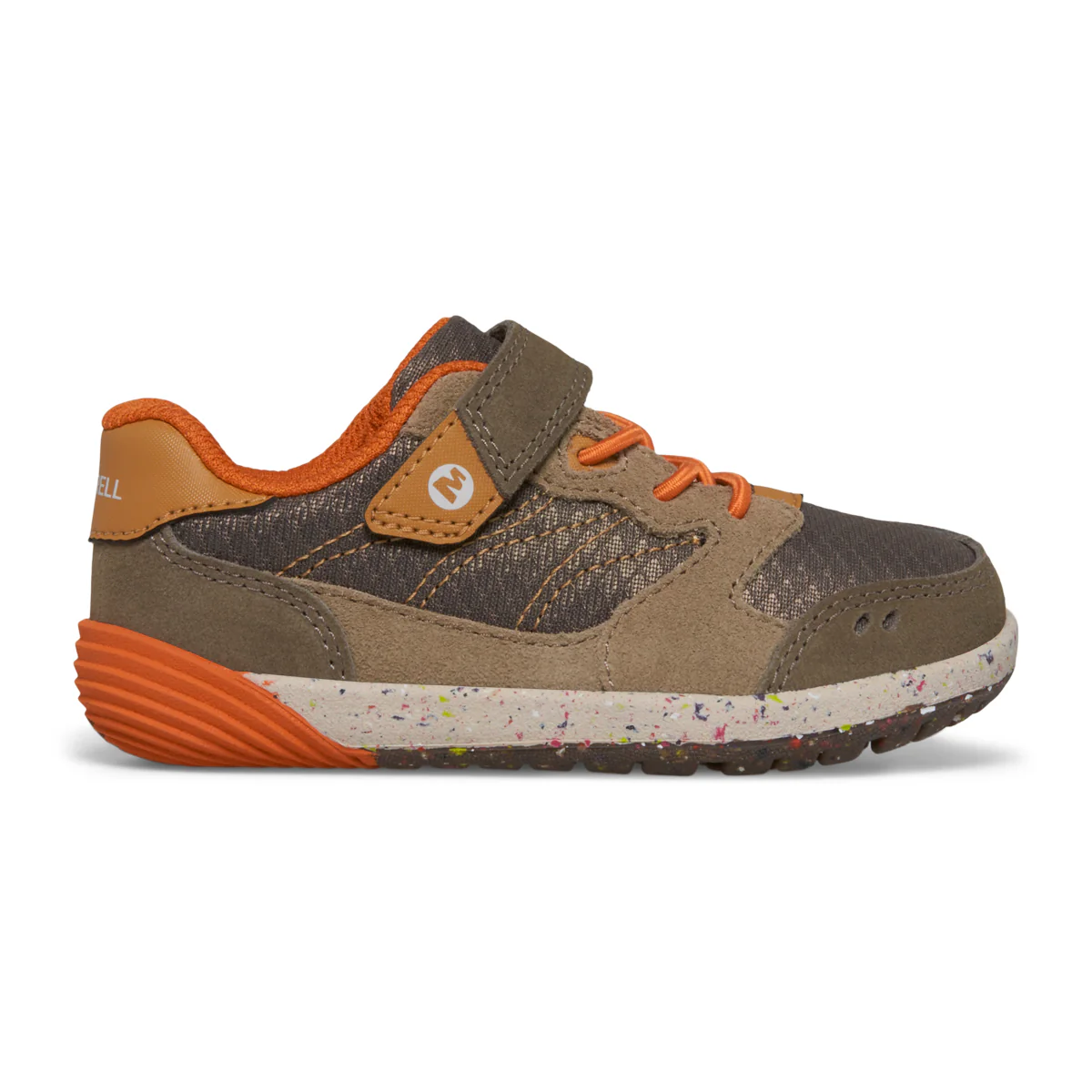 Bare Steps™ A83 Sneaker - Little Kid Gunsmoke/Taupe - Image 6
