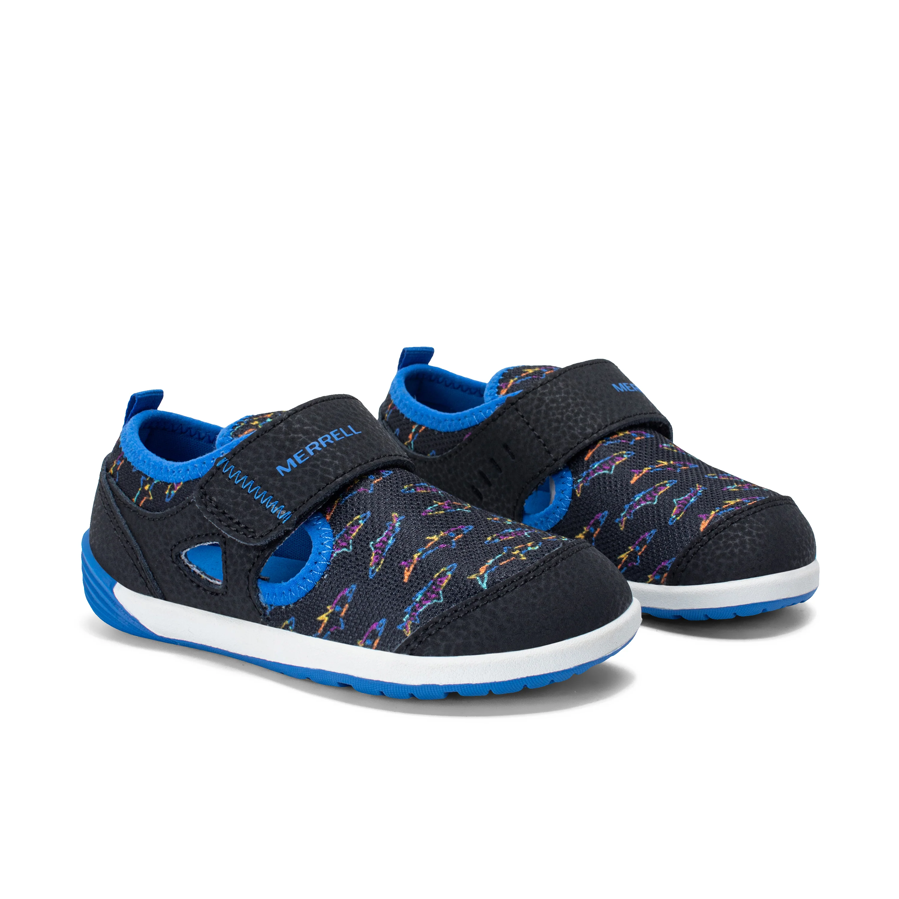 Bare Steps™ H20 Sneaker - Little Kid Black/Royal - Image 2
