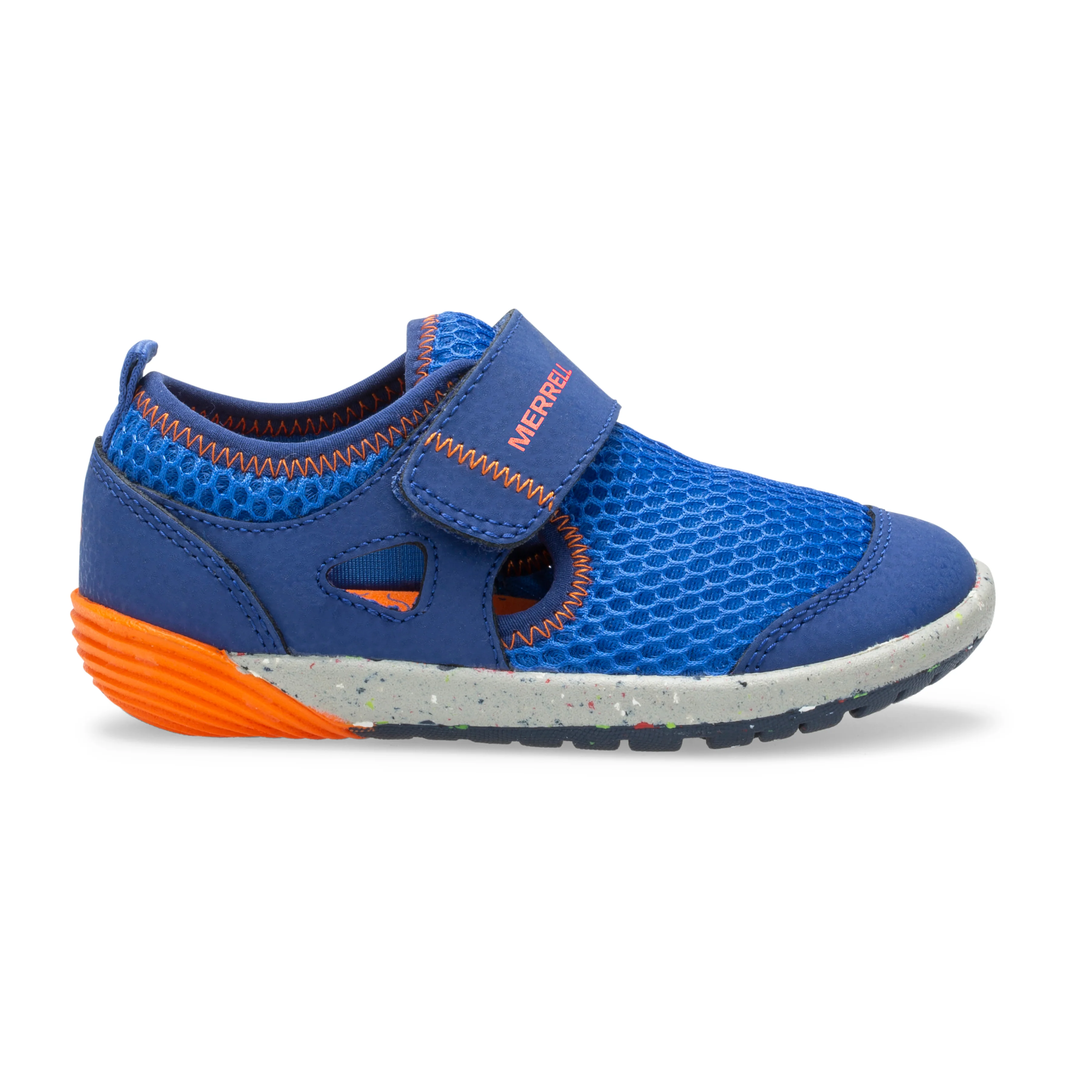 Bare Steps™ H20 Sneaker - Little Kid Blue/Orange - Image 6