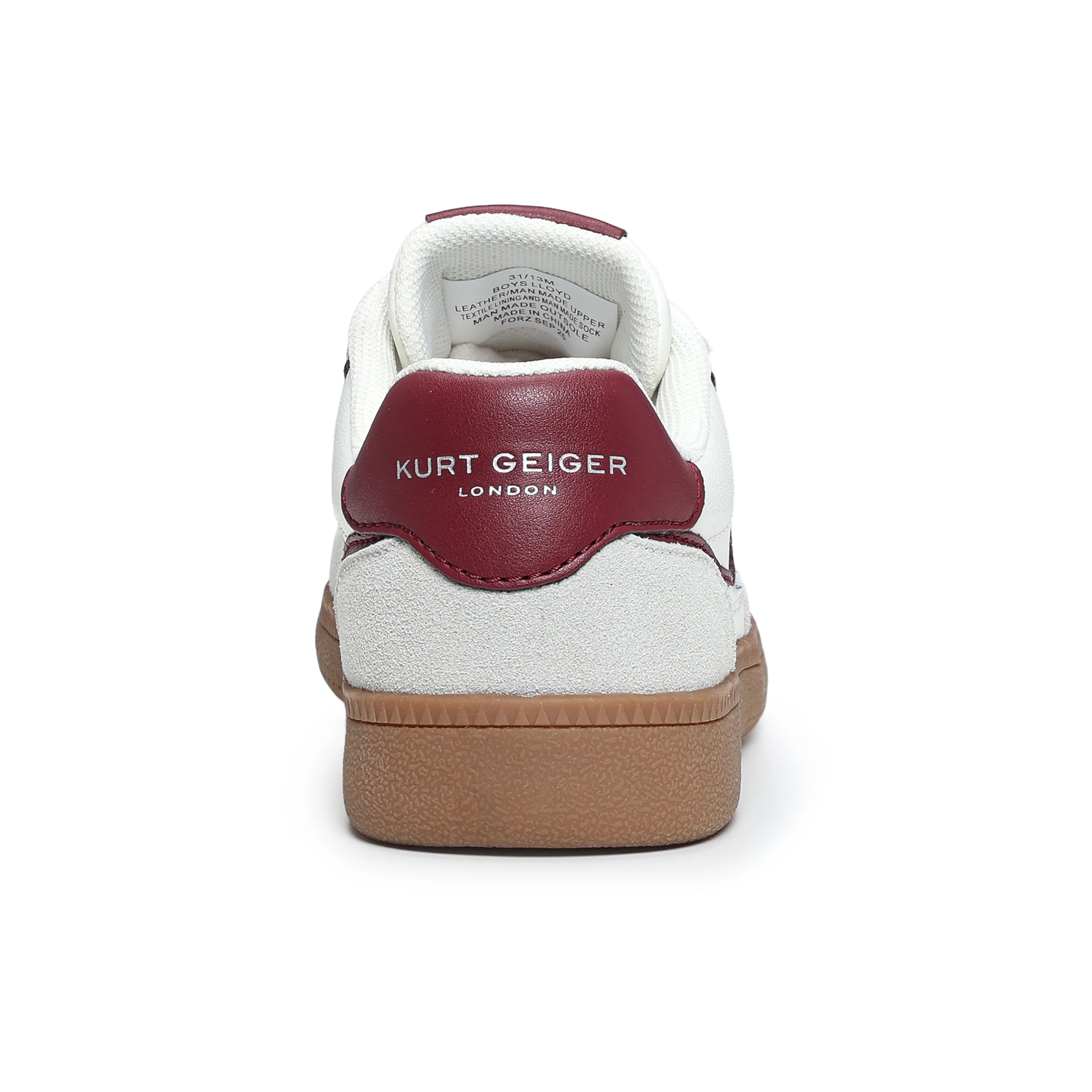 Lloyd Sneaker - Big Kid White/Red - Image 3