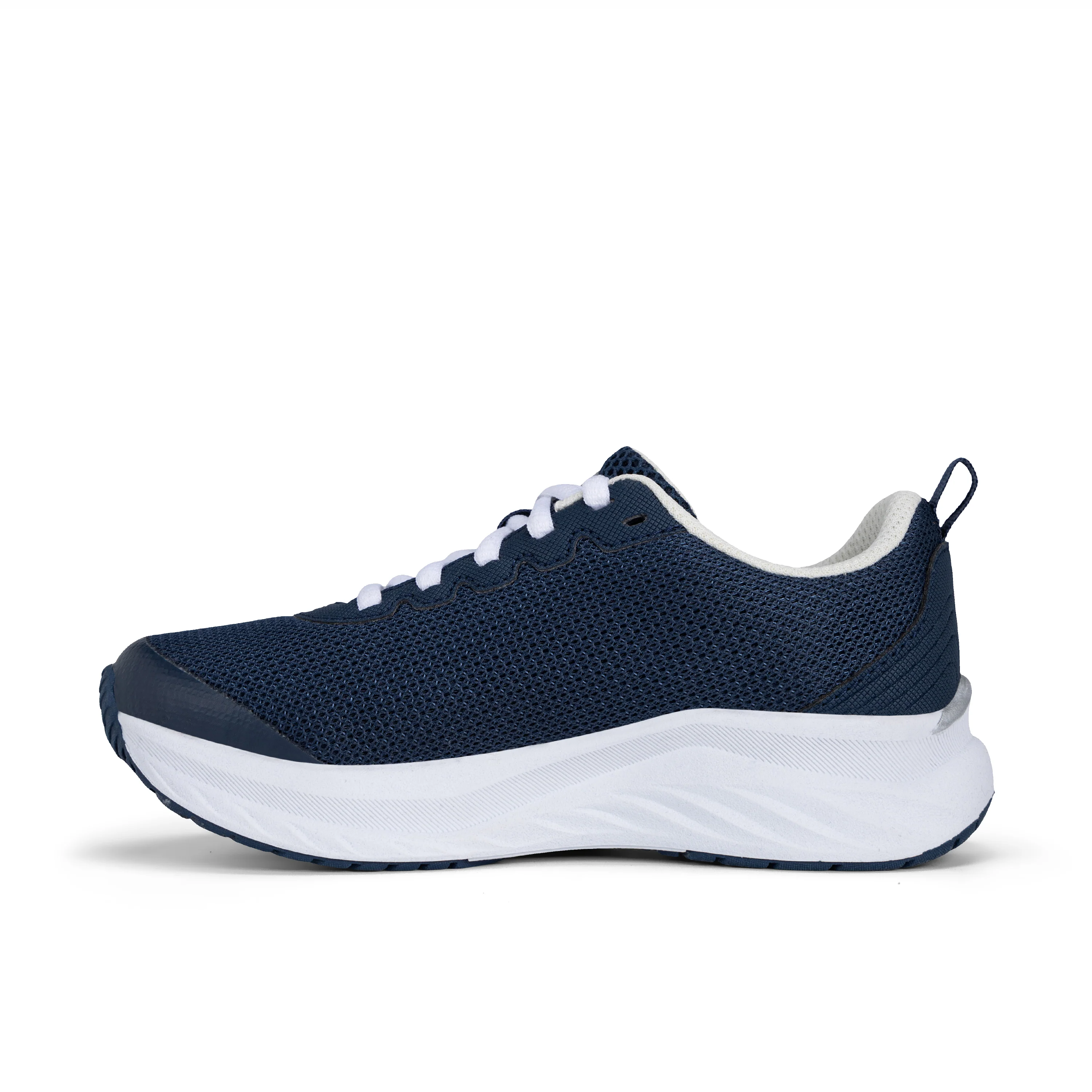 Cadence Sneaker - Big Kid Navy Silver - Image 3
