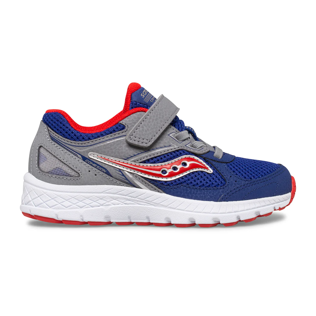 Cohesion 14 A/C Sneaker - Big Kid Navy/Red - Image 6