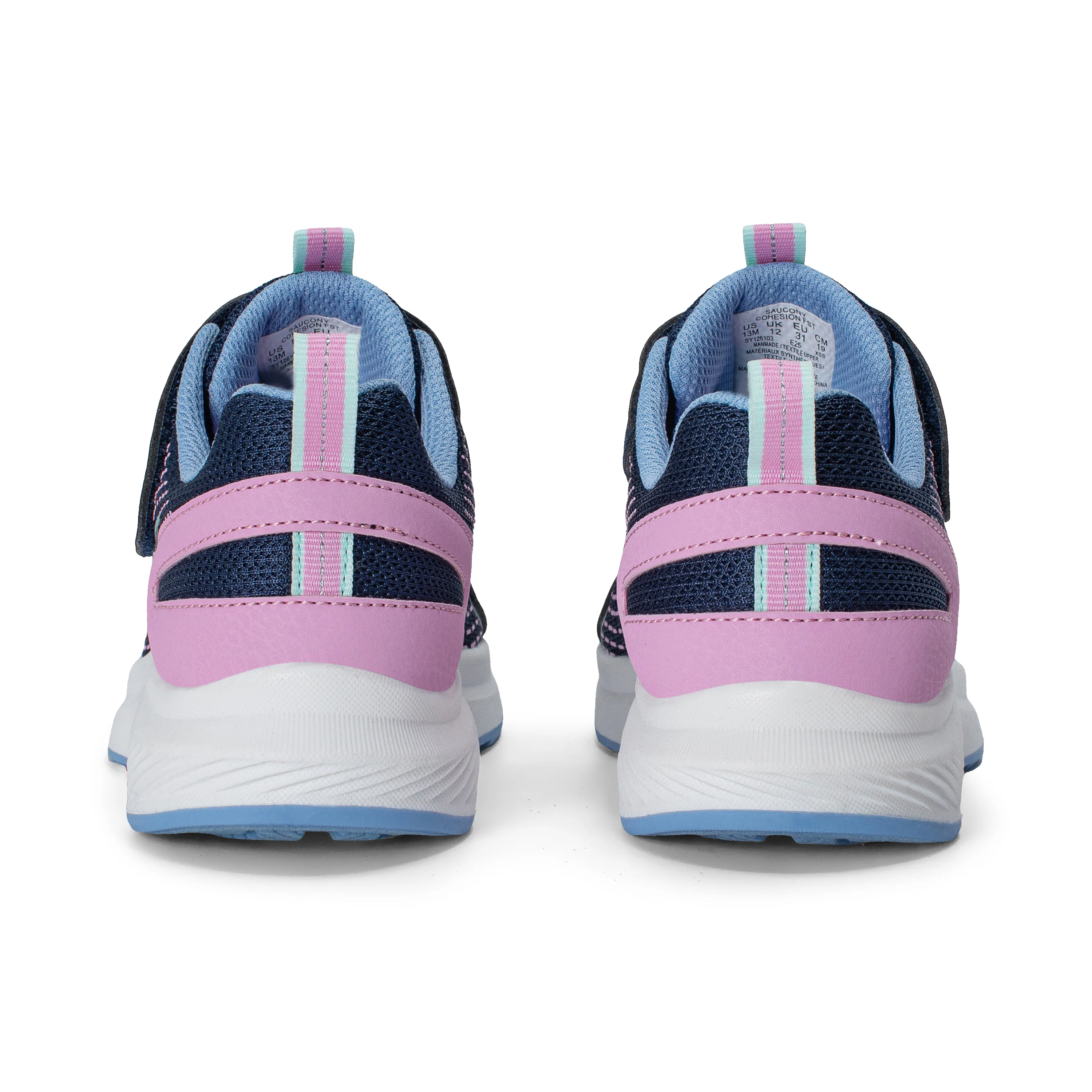 Cohesion FST Sneaker - Big Kid Navy/Pink - Image 4