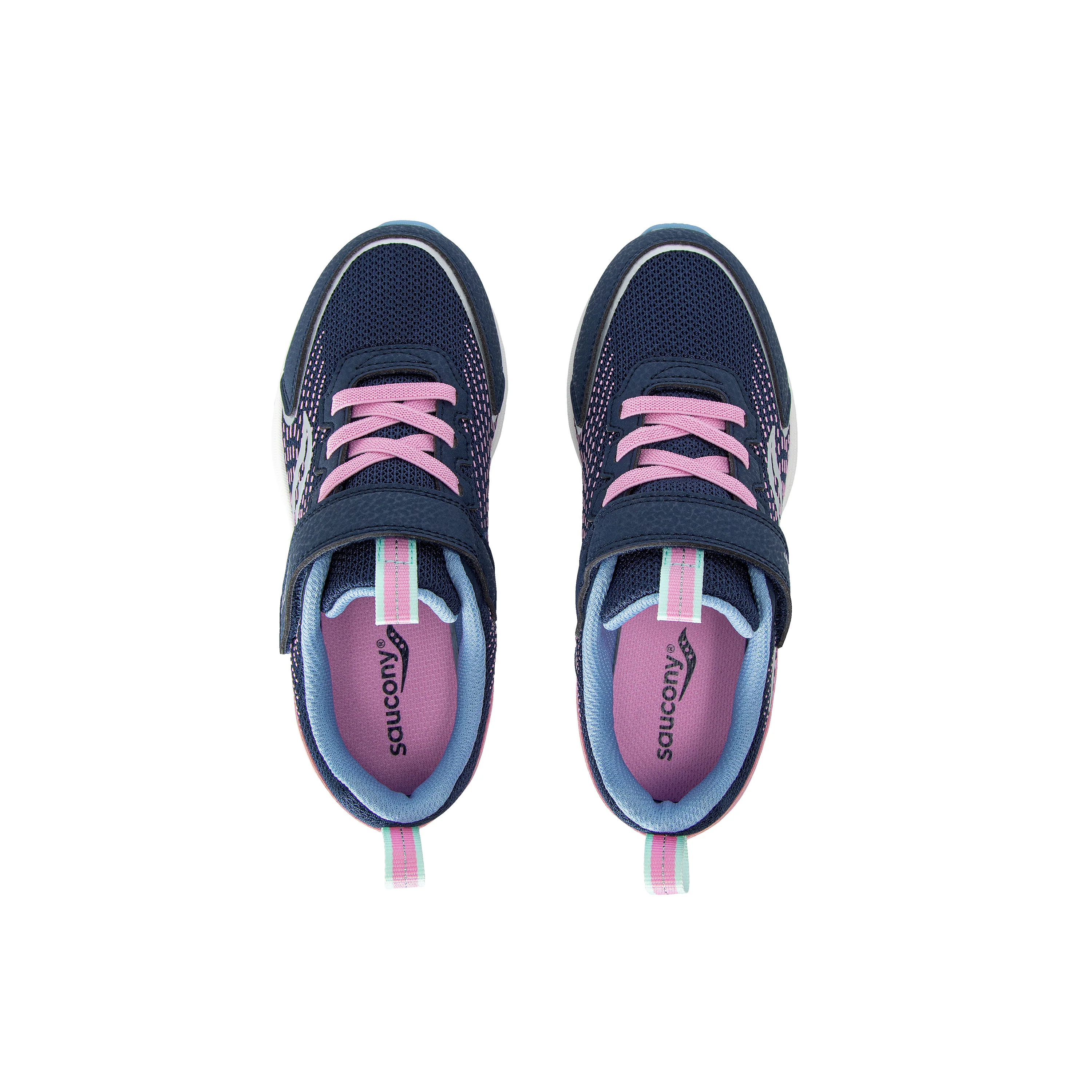 Cohesion FST Sneaker - Big Kid Navy/Pink - Image 6