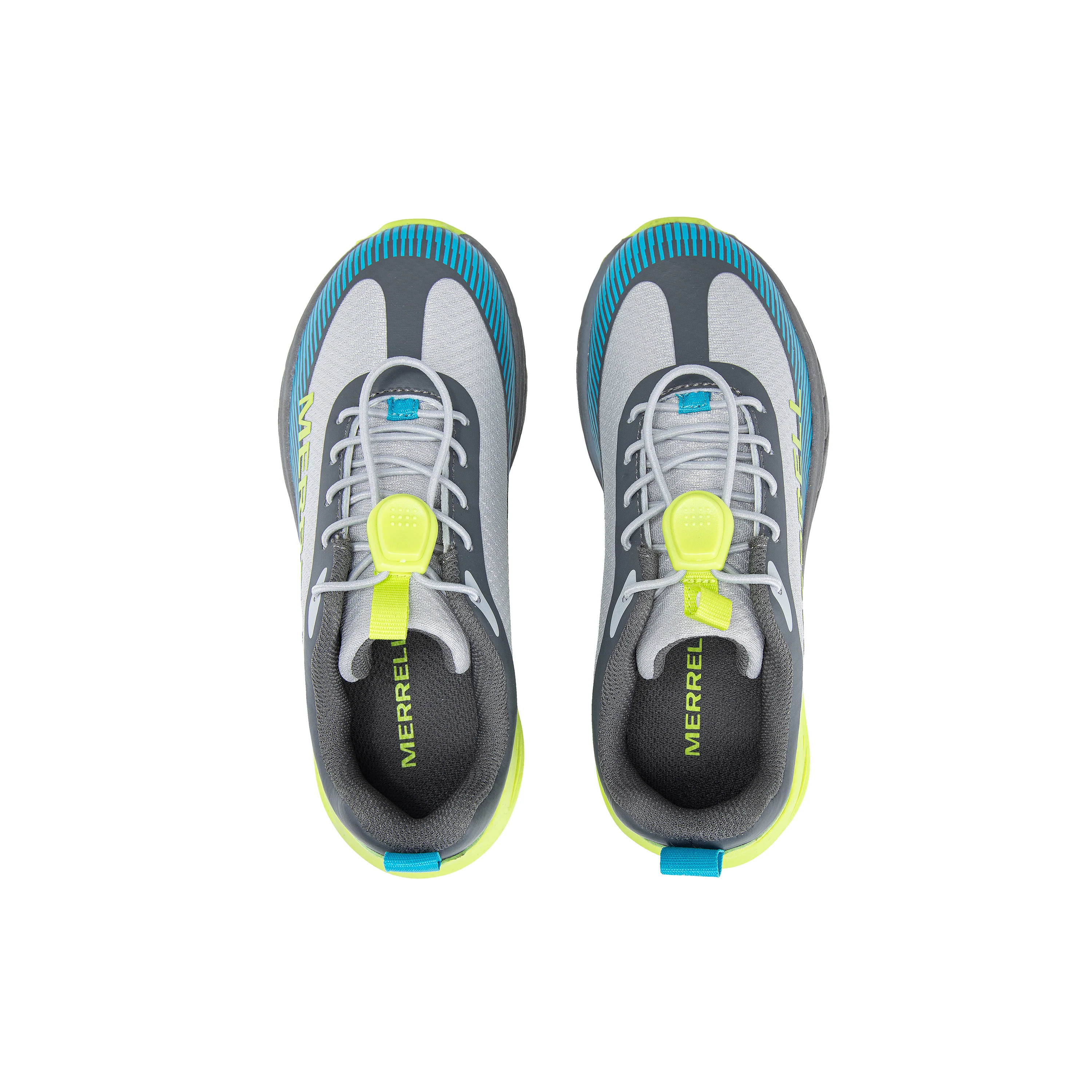 Copter Peak Sneaker - Big Kid Grey/Lime - Image 6