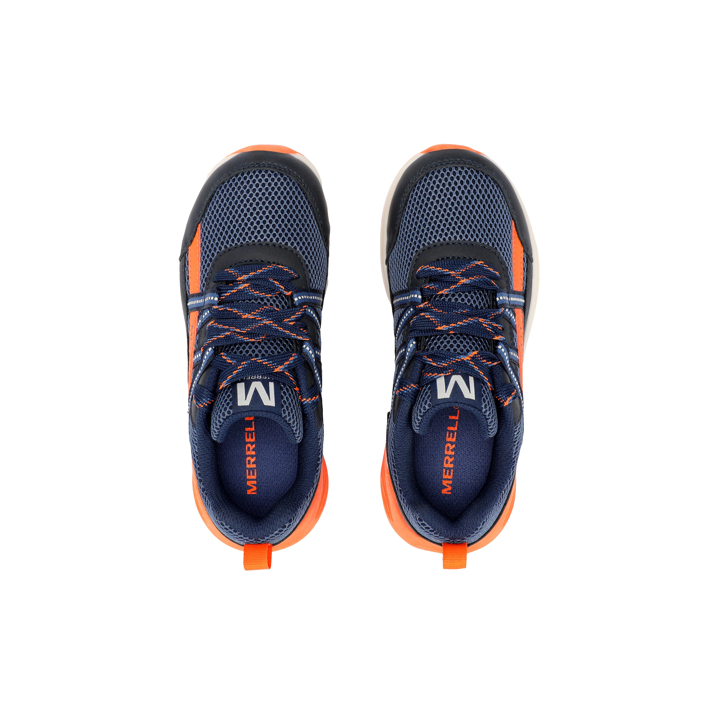 Copter Trek Sneaker - Big Kid Navy/Orange - Image 6