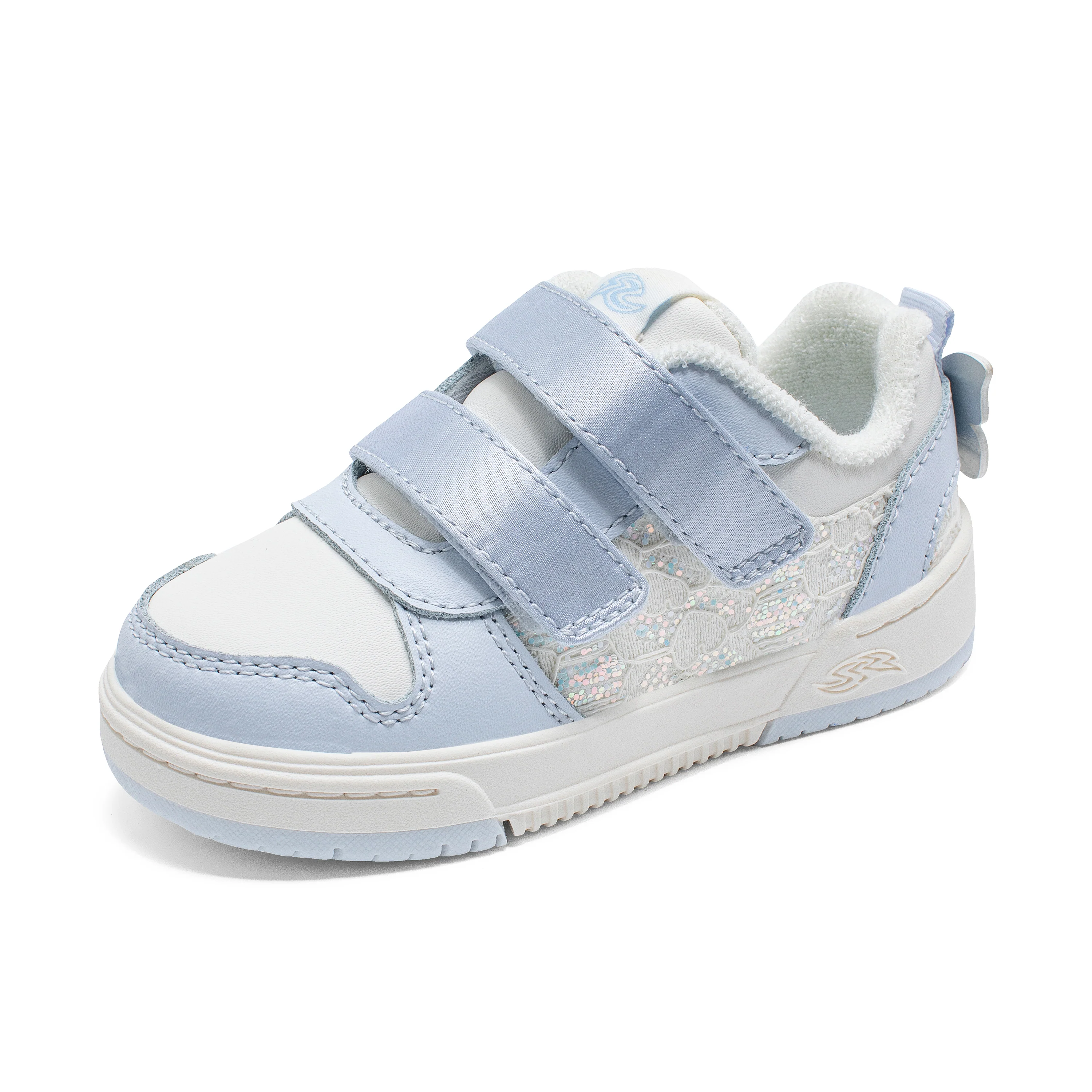 Denver Sneaker - Little Kid Blue Satin - Image 7