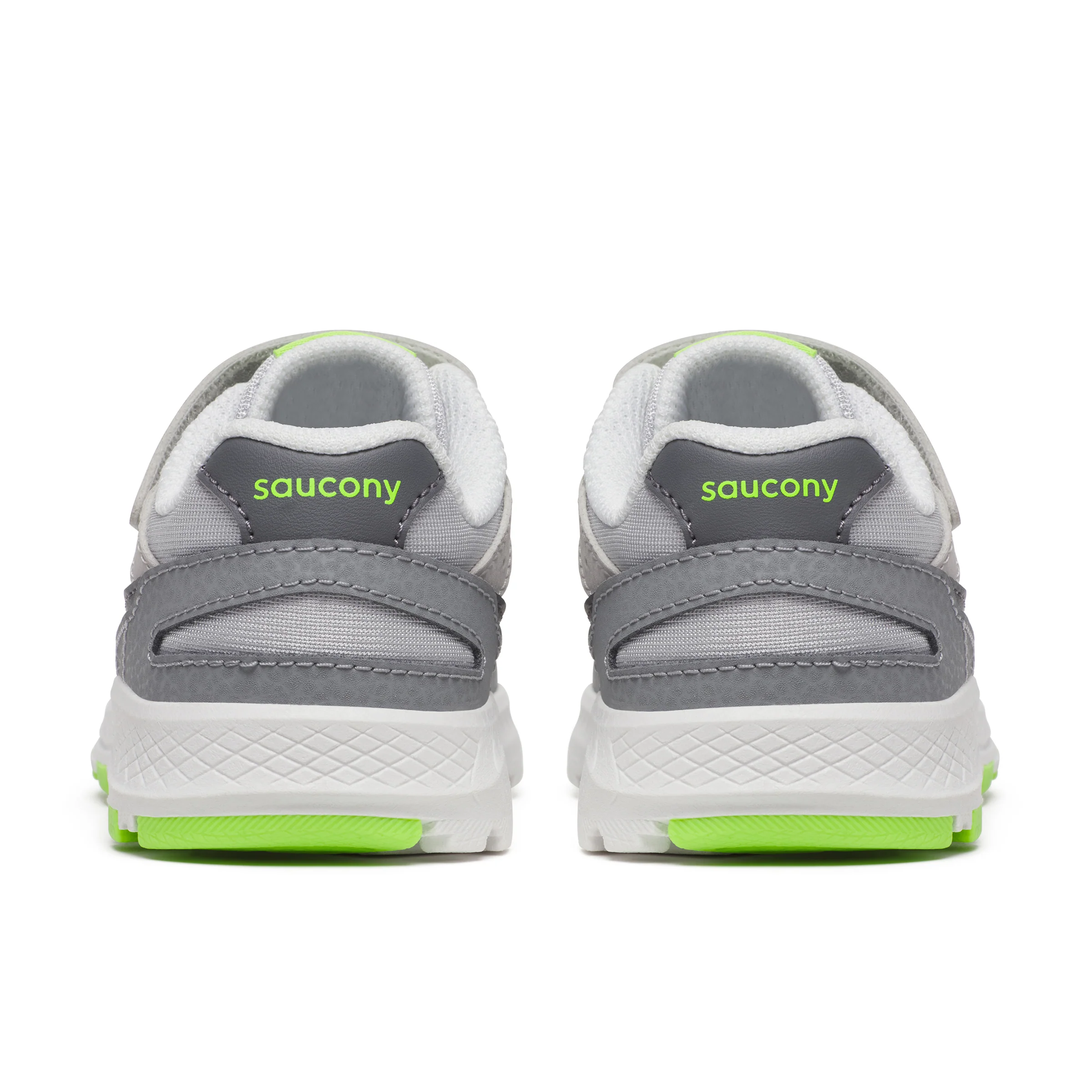 Eclipse Jr Sneaker - Little Kid White/Grey/Lime - Image 4