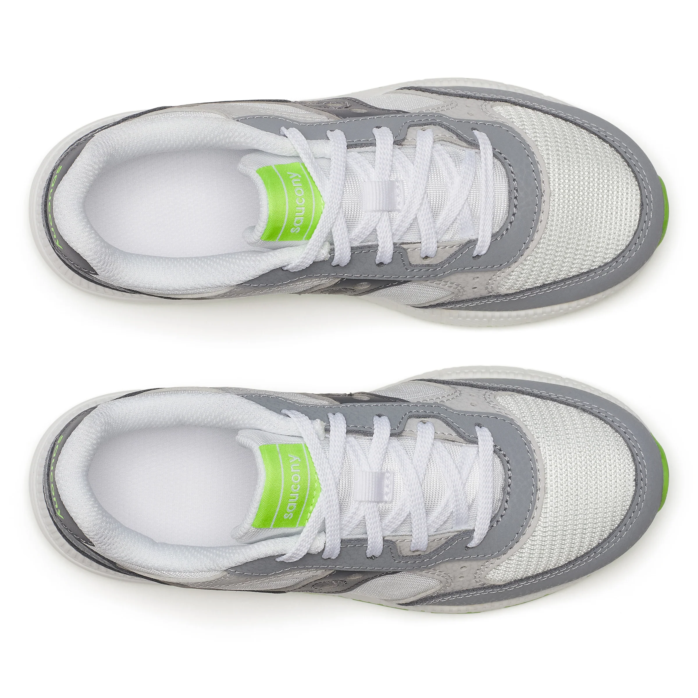Eclipse KDZ Sneaker - Big Kid White/Grey/Lime - Image 5
