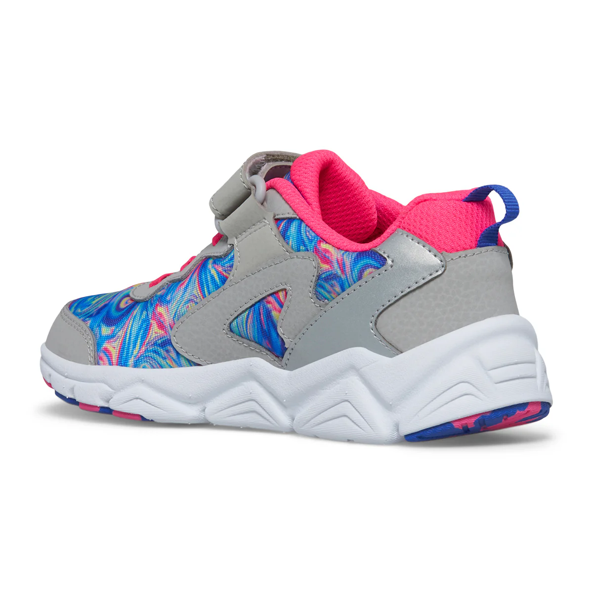 Flash A/C 3.0 Sneaker - Big Kid Grey/Pink/Blue - Image 3