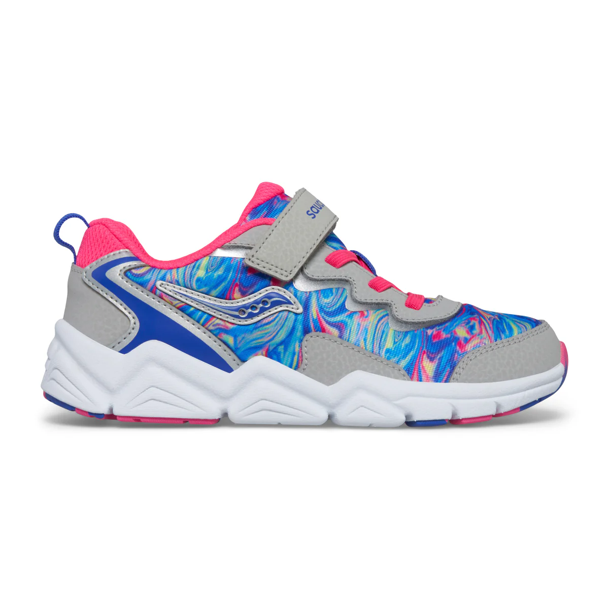 Flash A/C 3.0 Sneaker - Big Kid Grey/Pink/Blue - Image 6