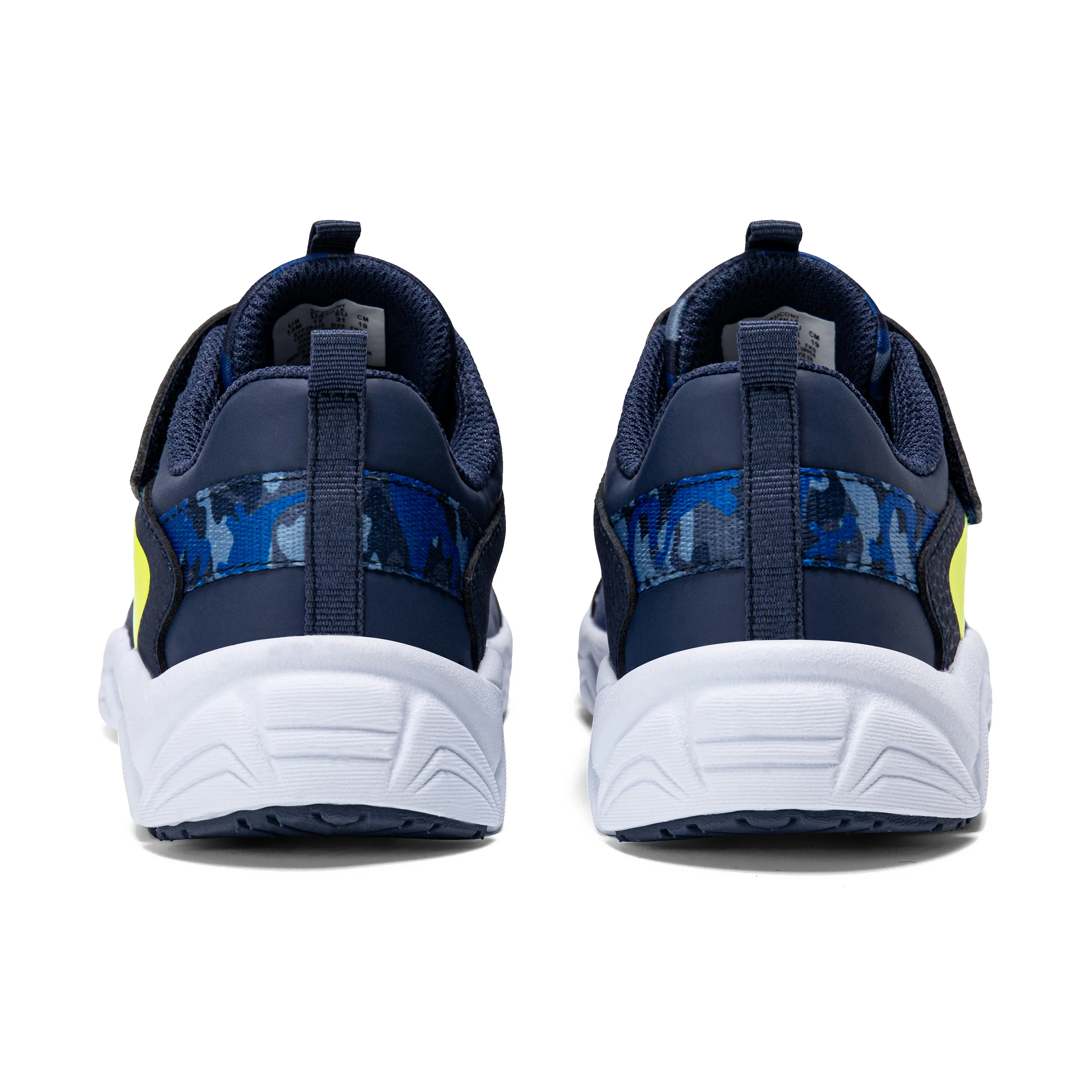Flash LE Sneaker - Big Kid Navy/Lime - Image 4