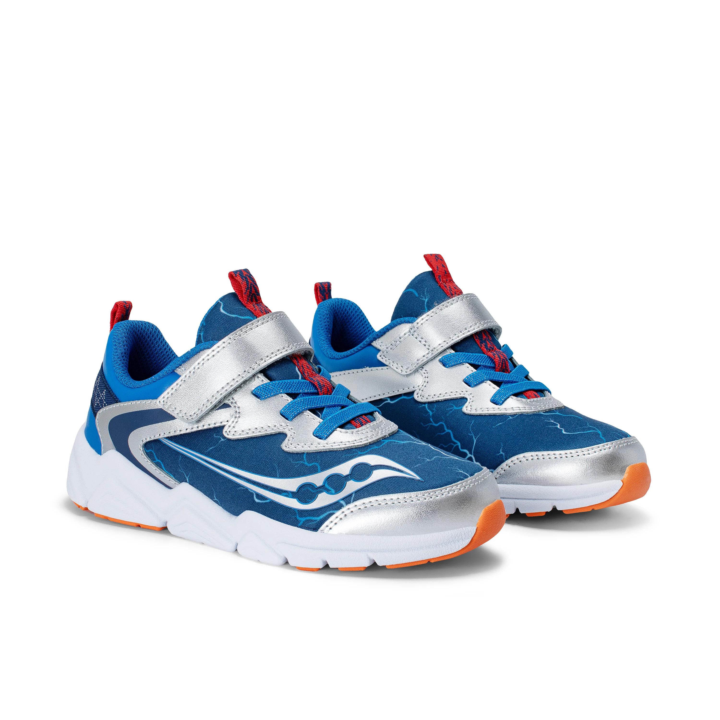Flash LE Sneaker - Big Kid Navy/Silver/Royal - Image 2