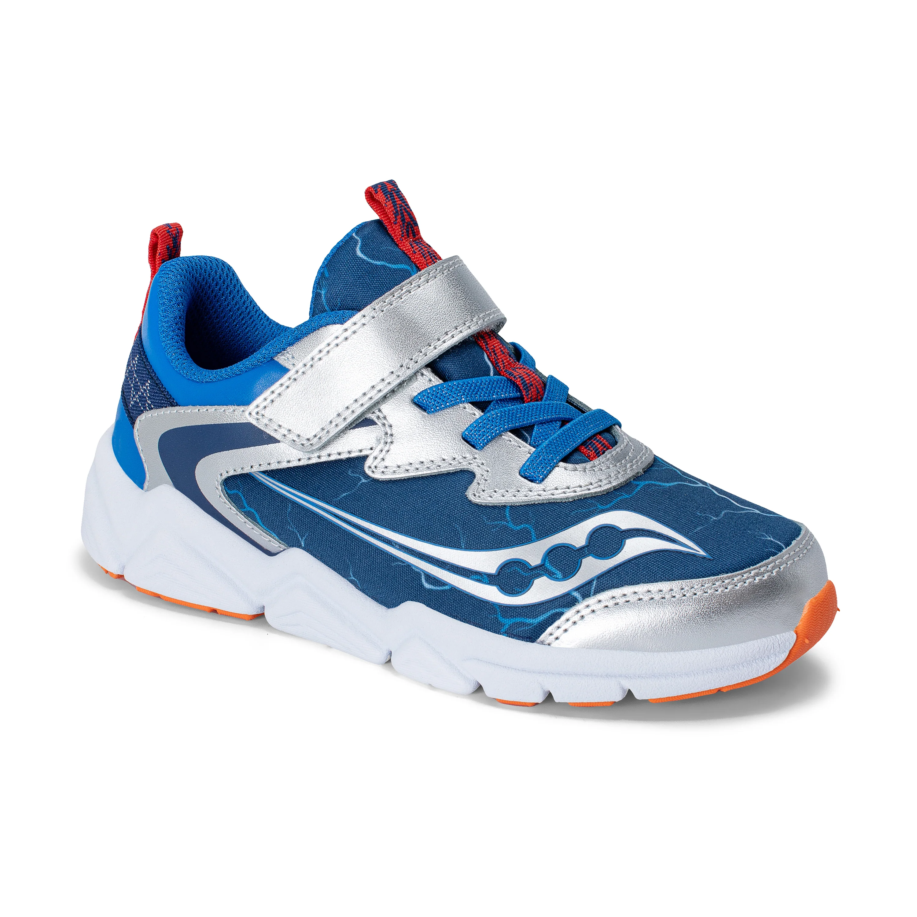 Flash LE Sneaker - Big Kid Navy/Silver/Royal - Image 7