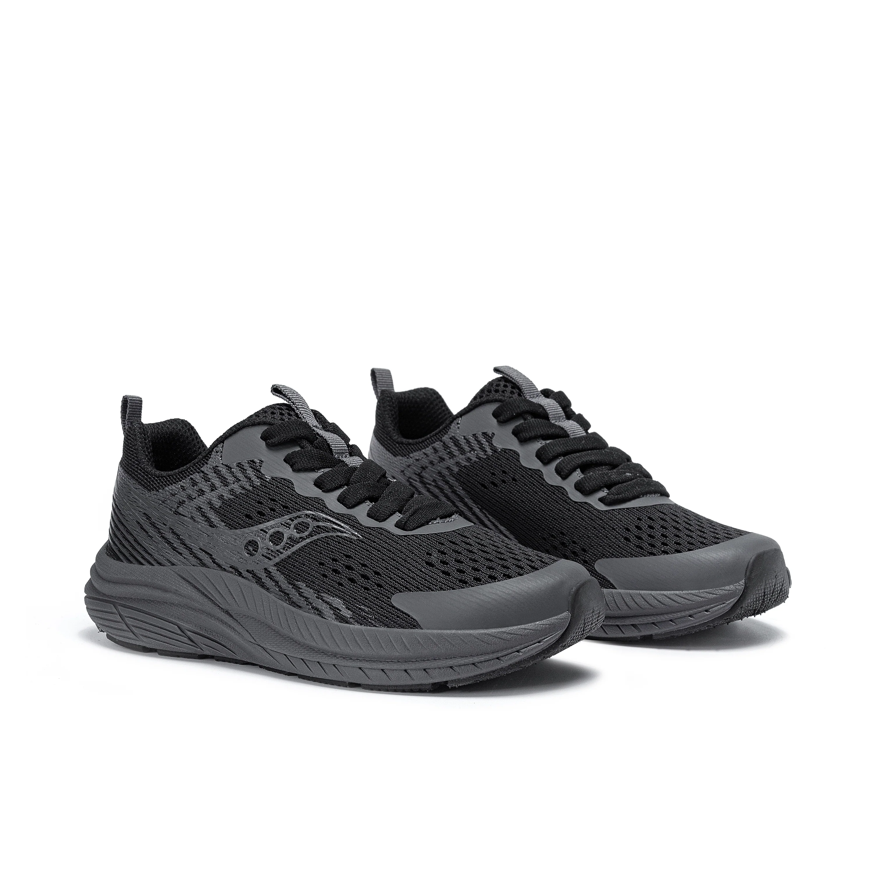 Hurricane KDZ Sneaker - Big Kid Black/Shadow - Image 2