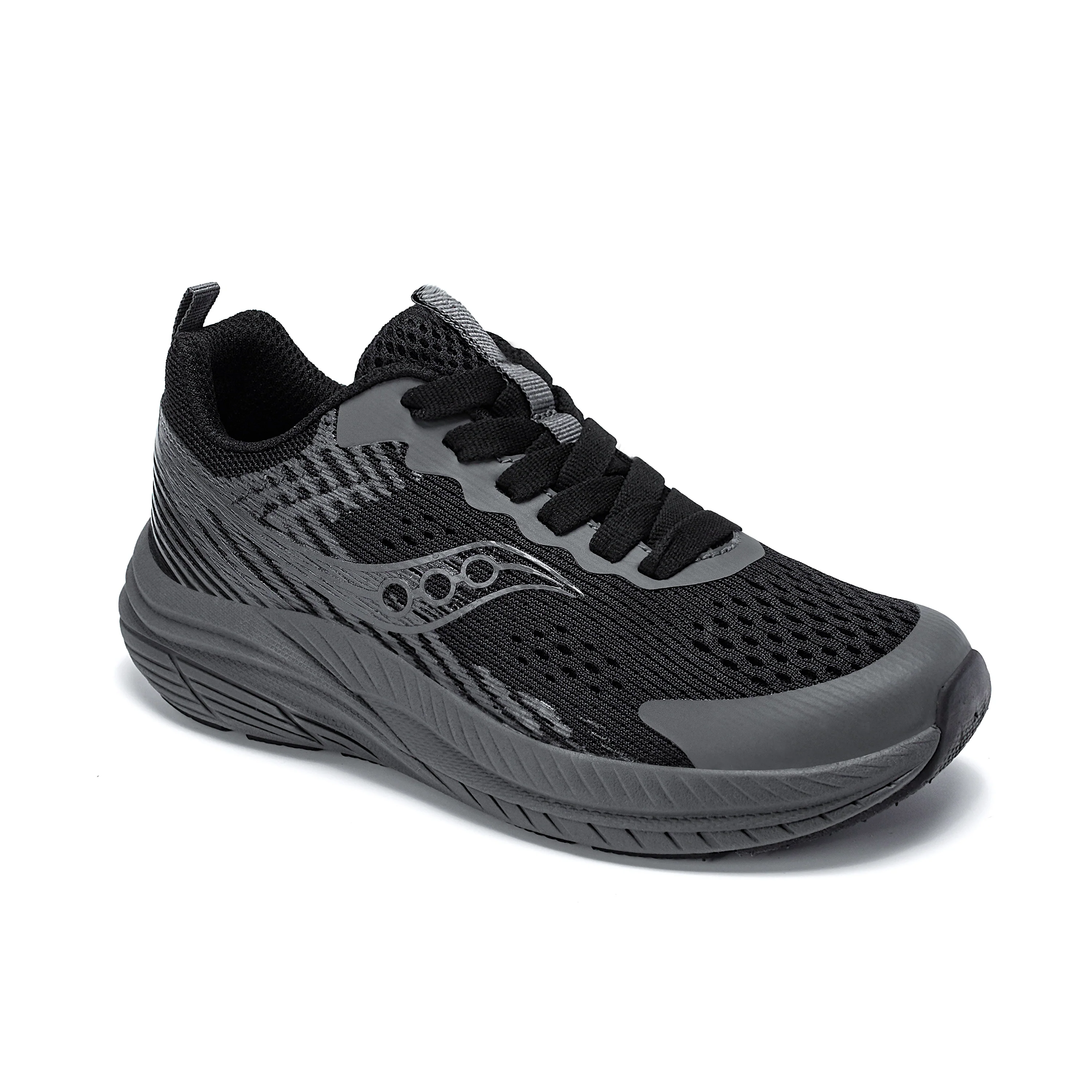 Hurricane KDZ Sneaker - Big Kid Black/Shadow - Image 7