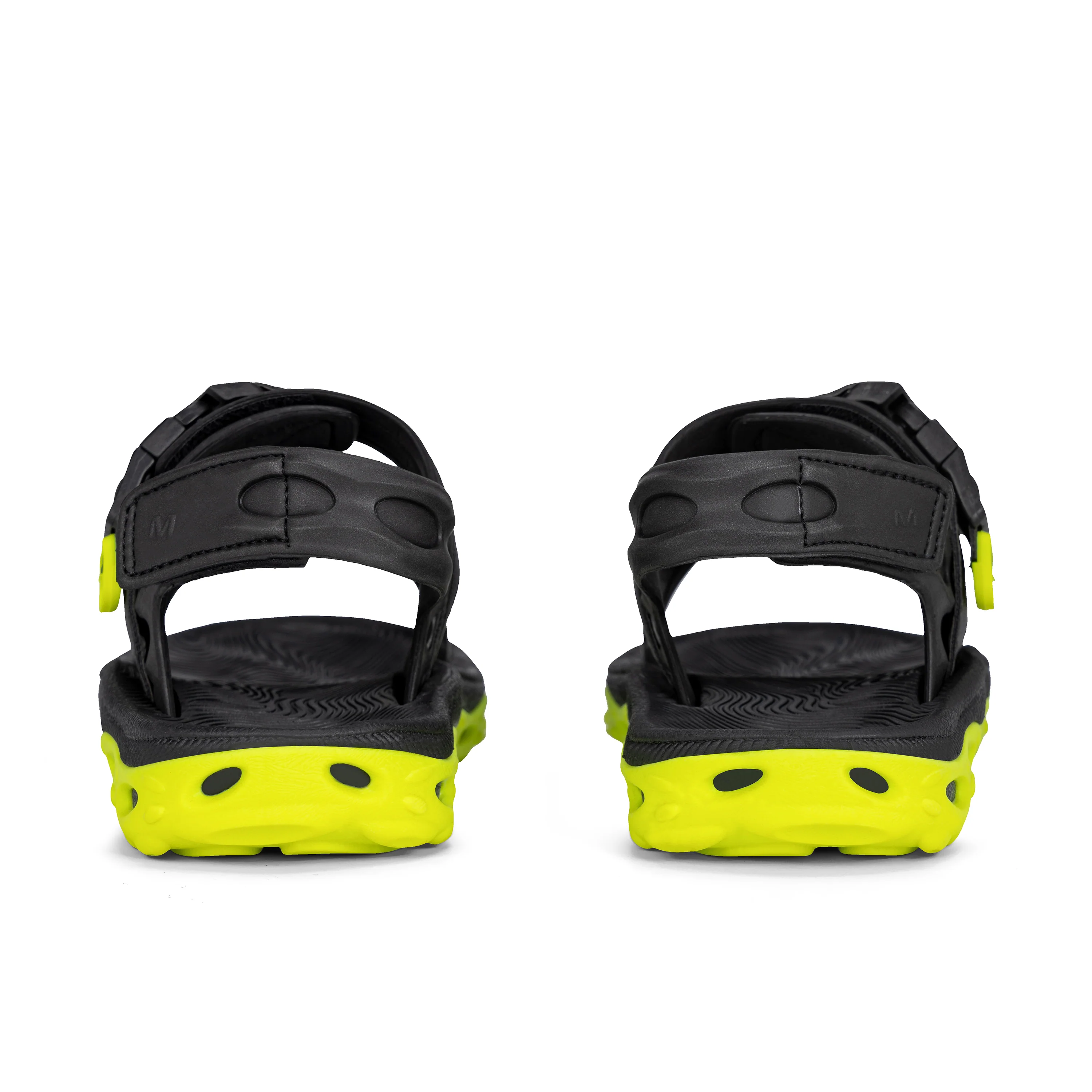 Hut Ultra Sandal - Big Kid Black/Lime - Image 4