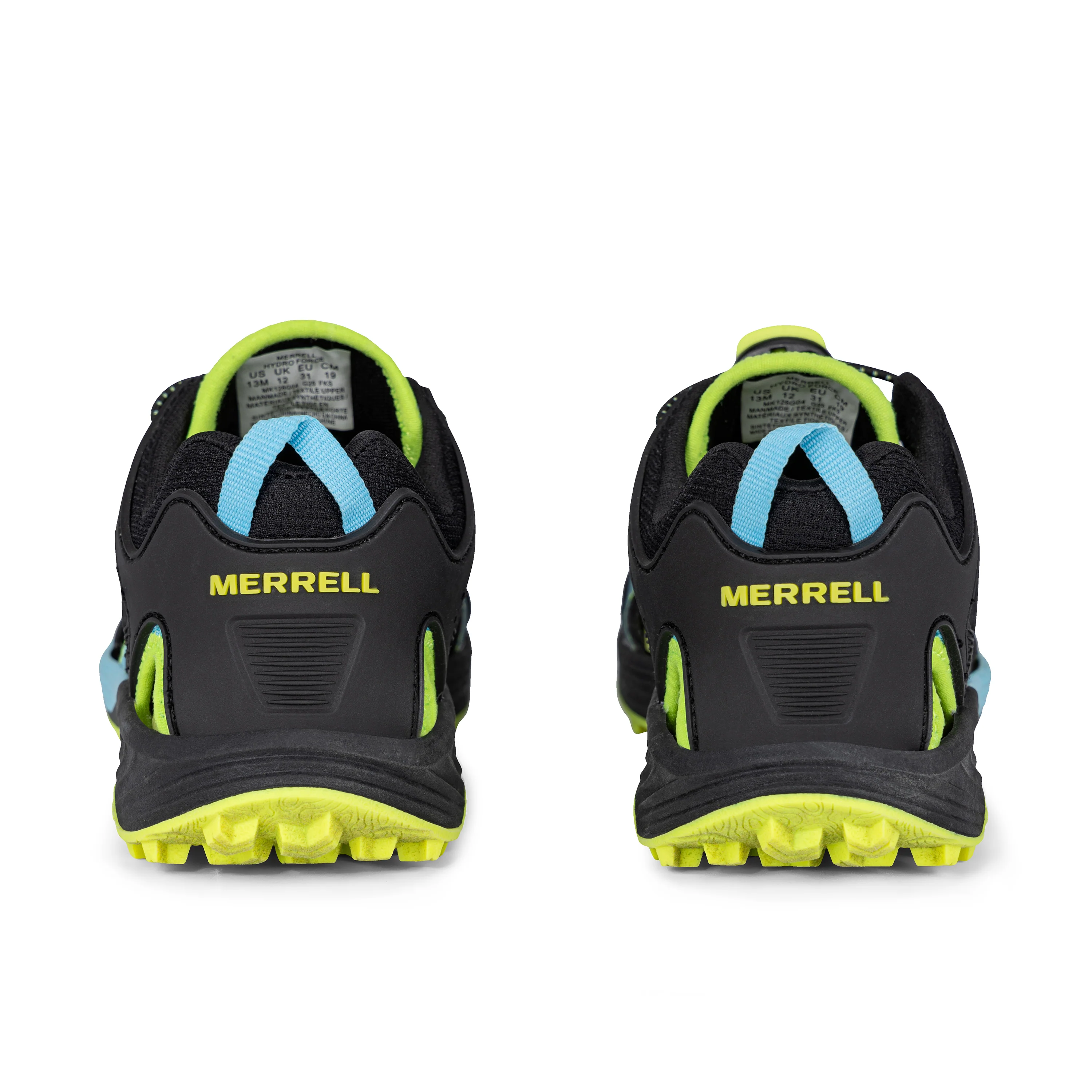 Hydro Force Sneaker - Big Kid Black/Blue/Lime - Image 4