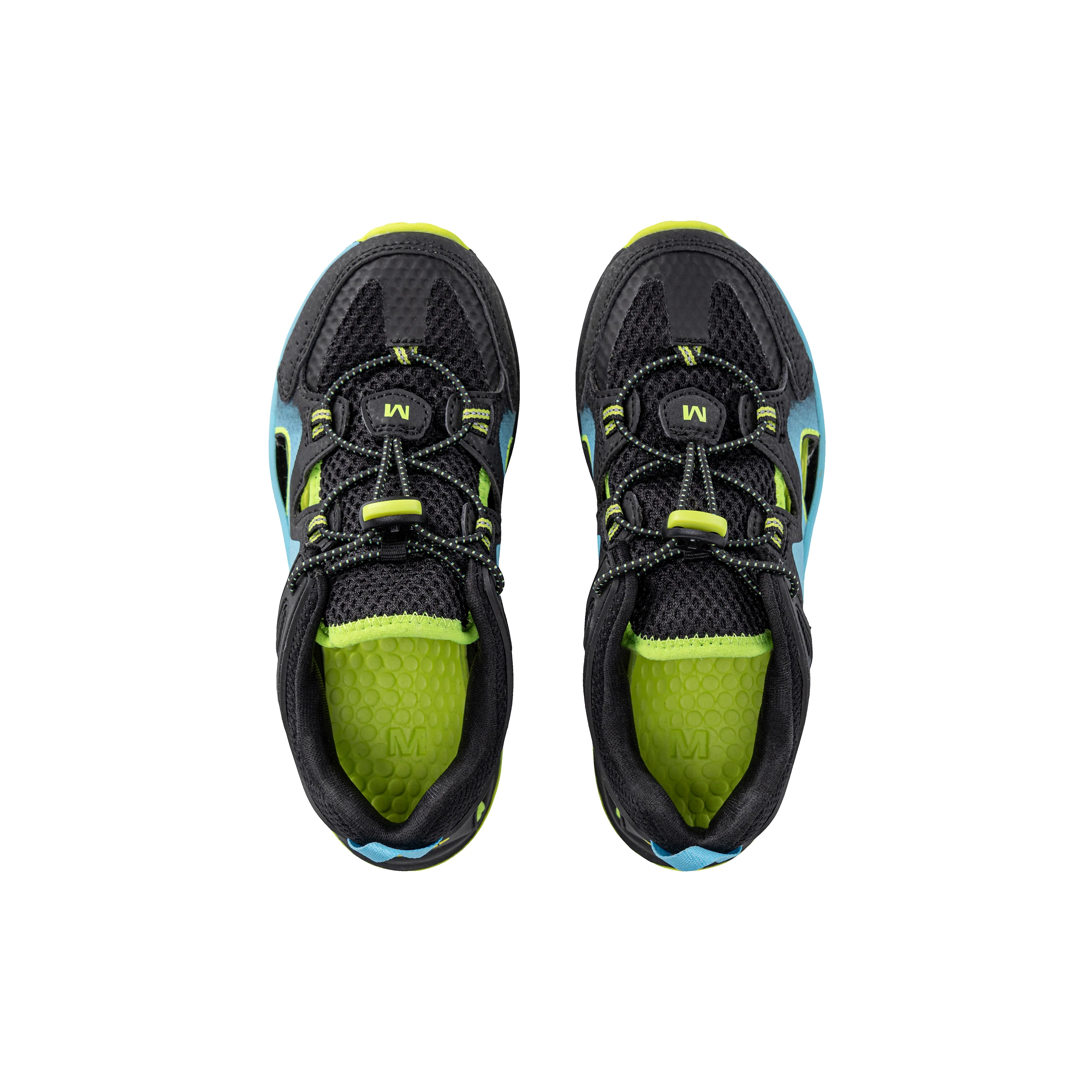 Hydro Force Sneaker - Big Kid Black/Blue/Lime - Image 6