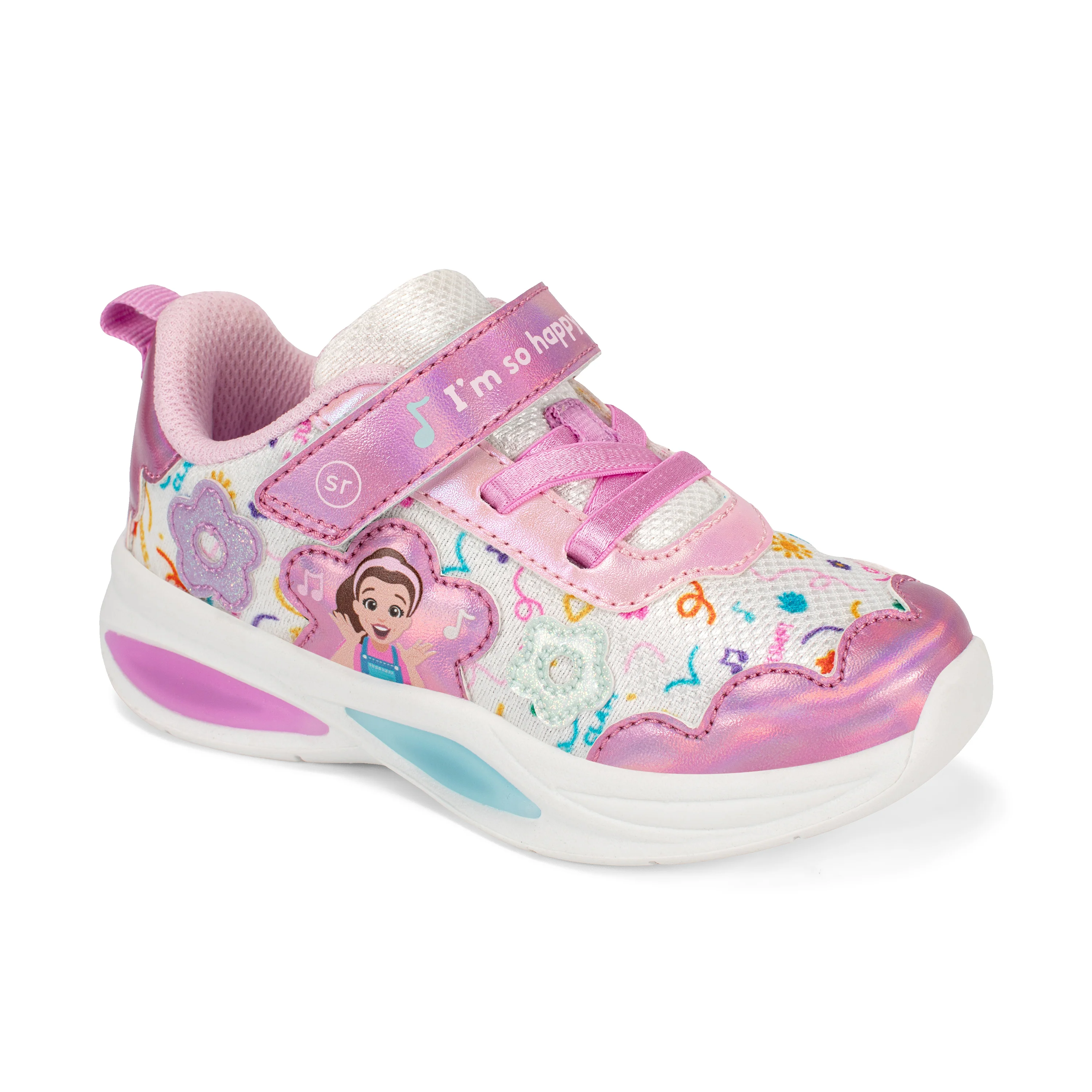 I'm So Happy Sneaker - Little Kid Pink - Image 2