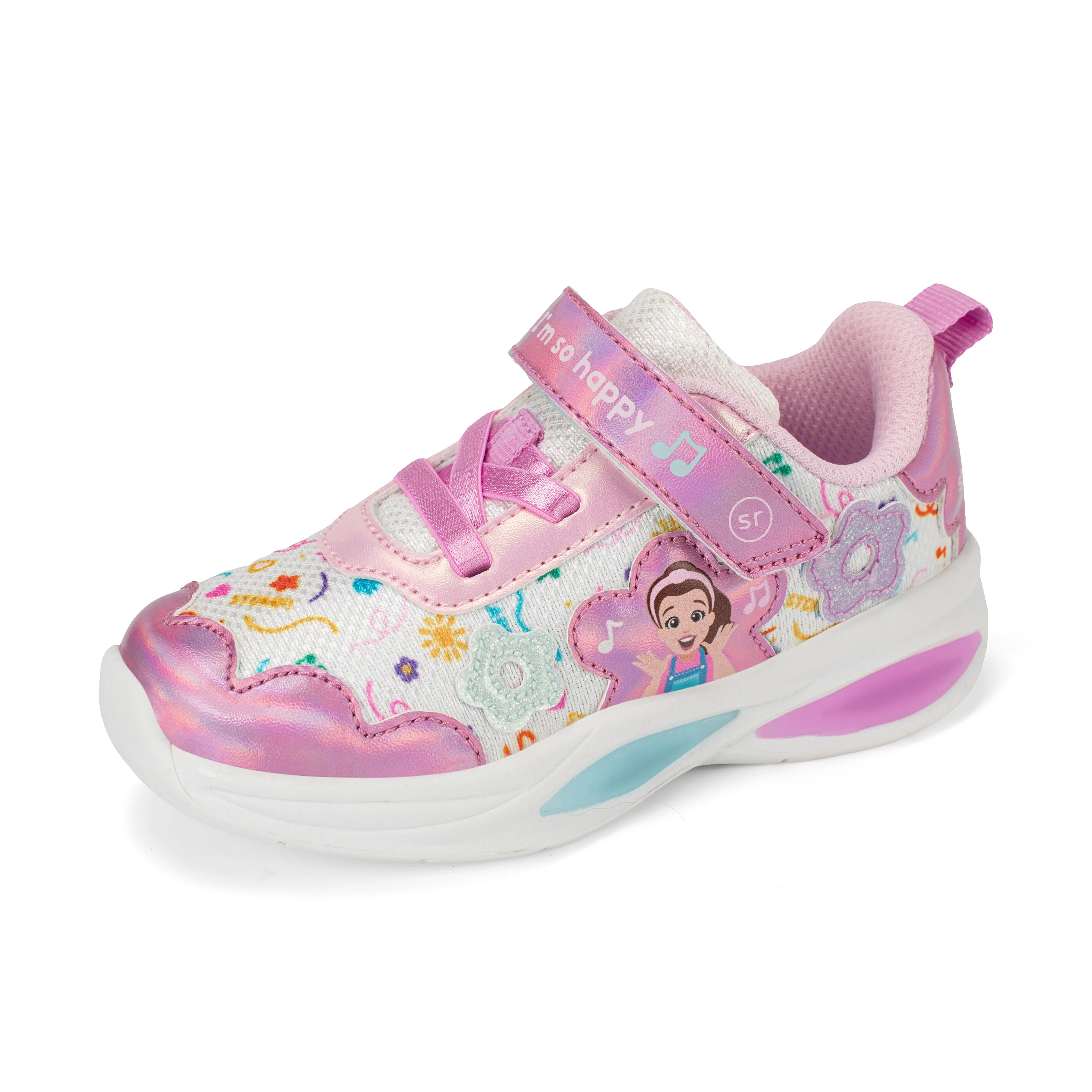 I'm So Happy Sneaker - Little Kid Pink - Image 7