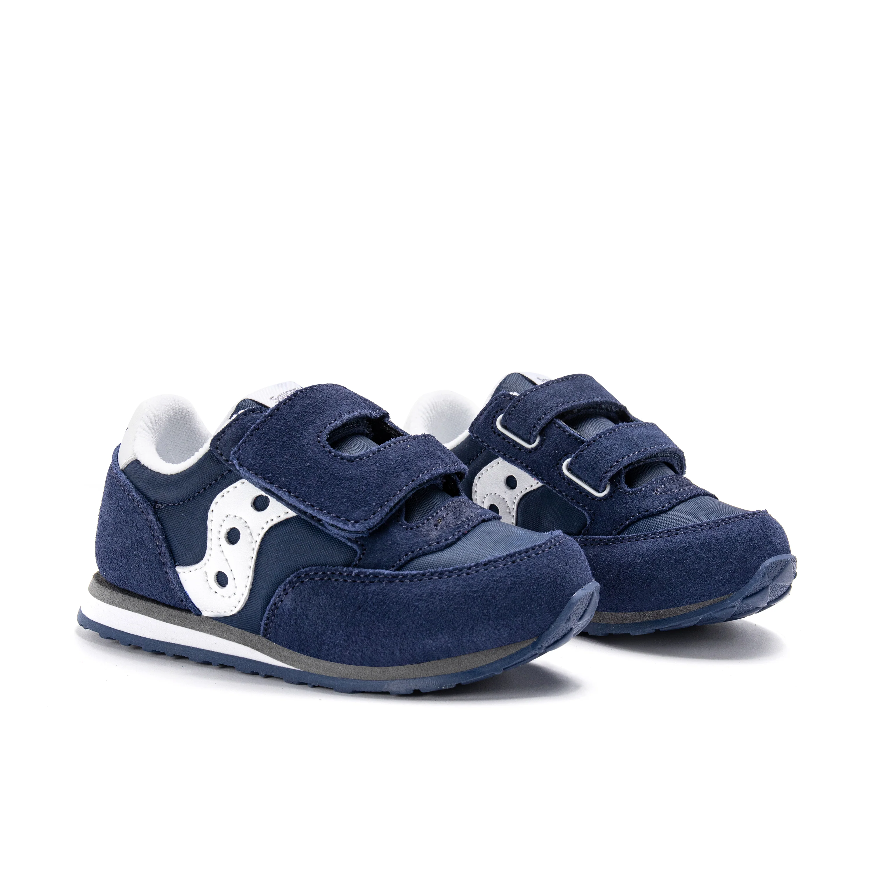 Jazz Hook & Loop Sneaker - Big Kid Cobalt/White - Image 2
