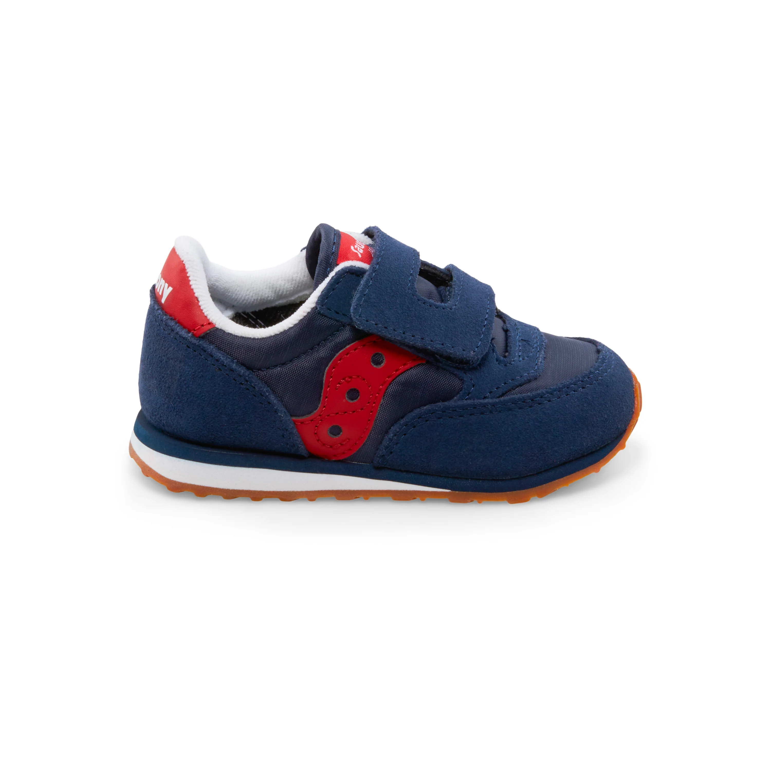 Jazz Hook & Loop Sneaker - Big Kid Navy/Red - Image 9