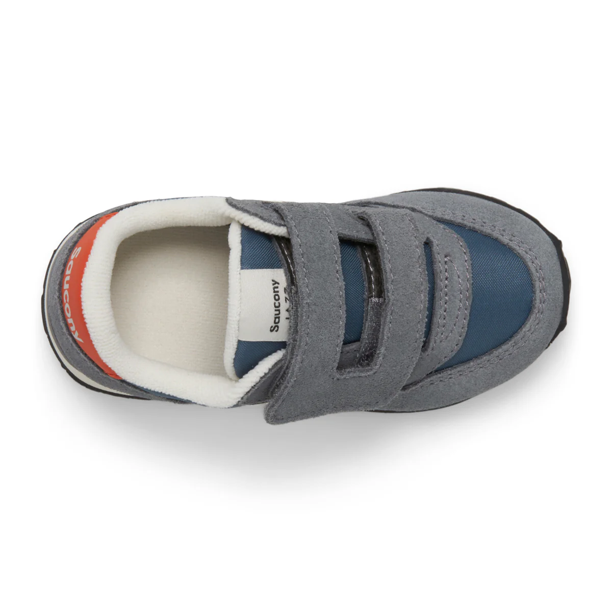 Jazz Hook & Loop Sneaker - Little Kid Grey/Blue/Orange - Image 5