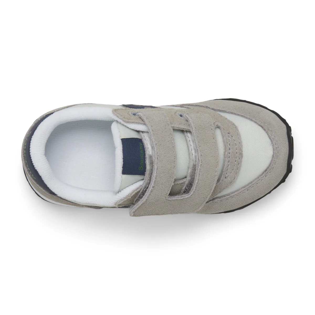 Jazz Hook & Loop Sneaker - Little Kid Grey/Navy/Green - Image 5
