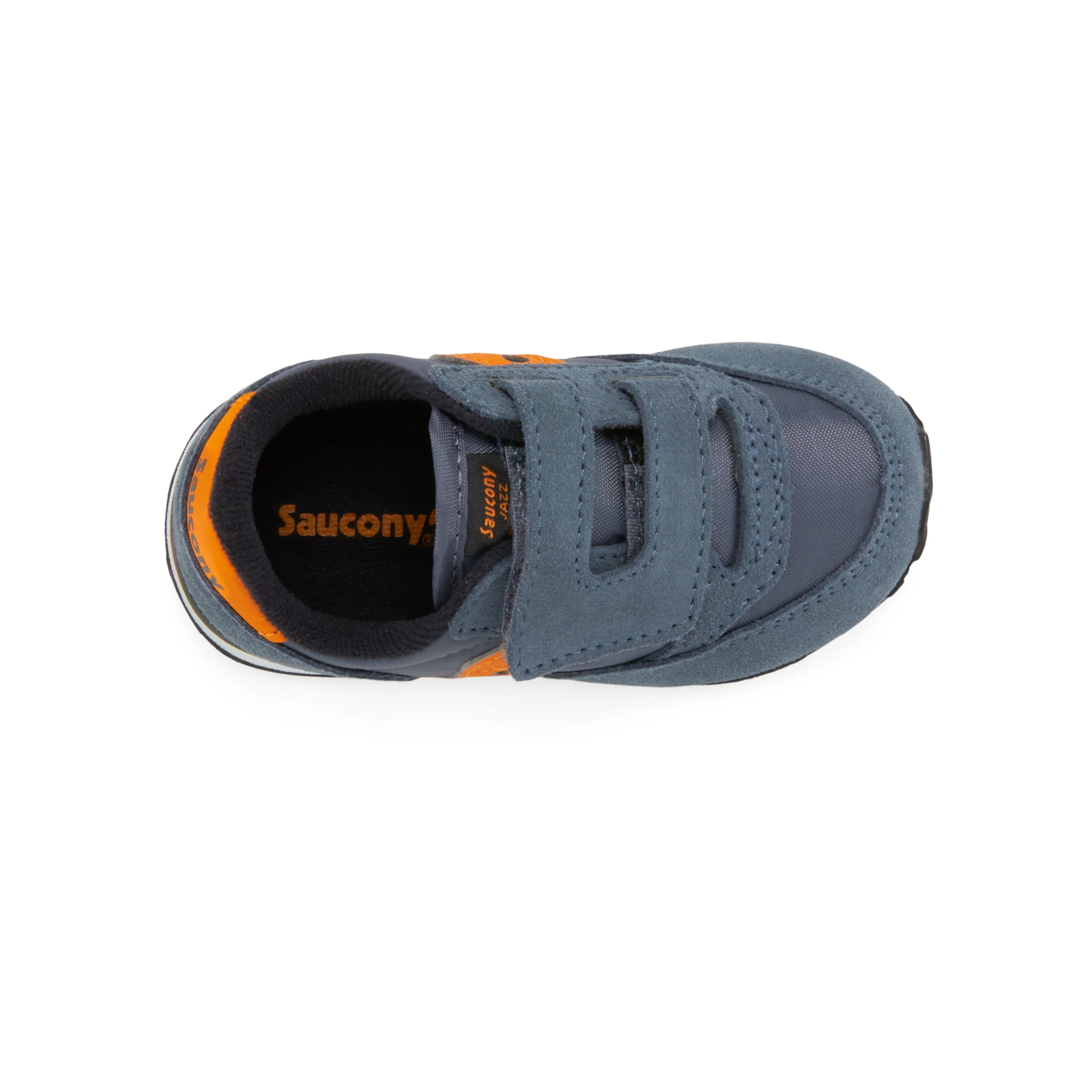 Jazz Hook & Loop Sneaker - Little Kid Grey/Orange - Image 6