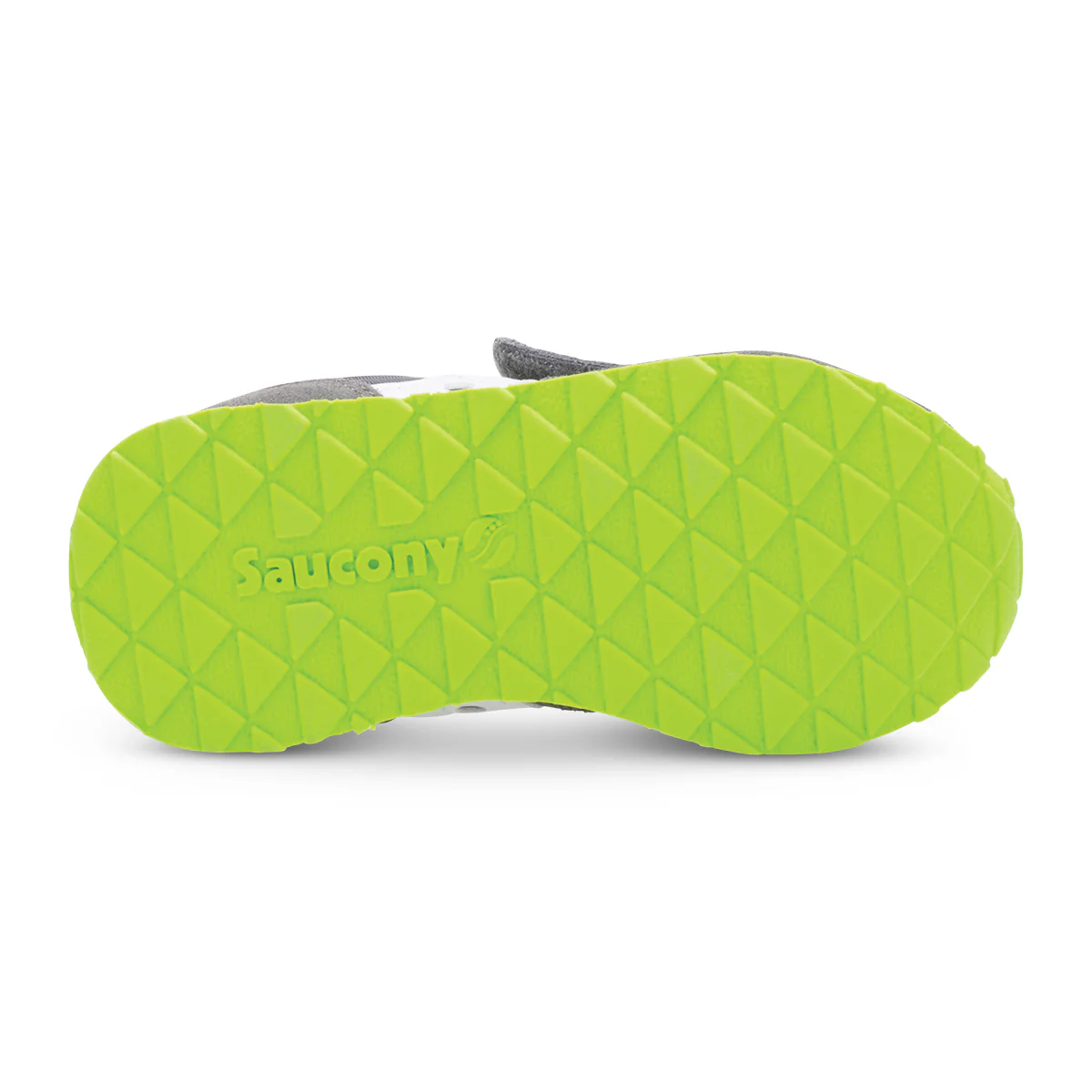 Jazz Hook & Loop Sneaker - Little Kid Grey/White/Green - Image 5