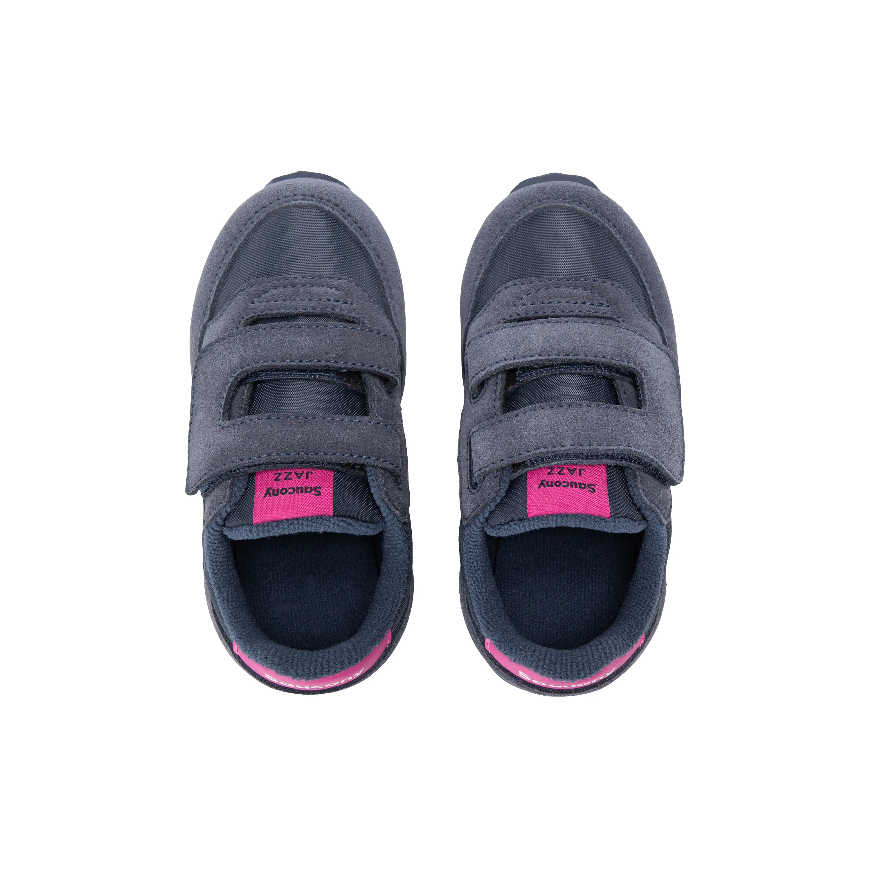 Jazz Hook & Loop Sneaker - Little Kid Navy/Pink - Image 5