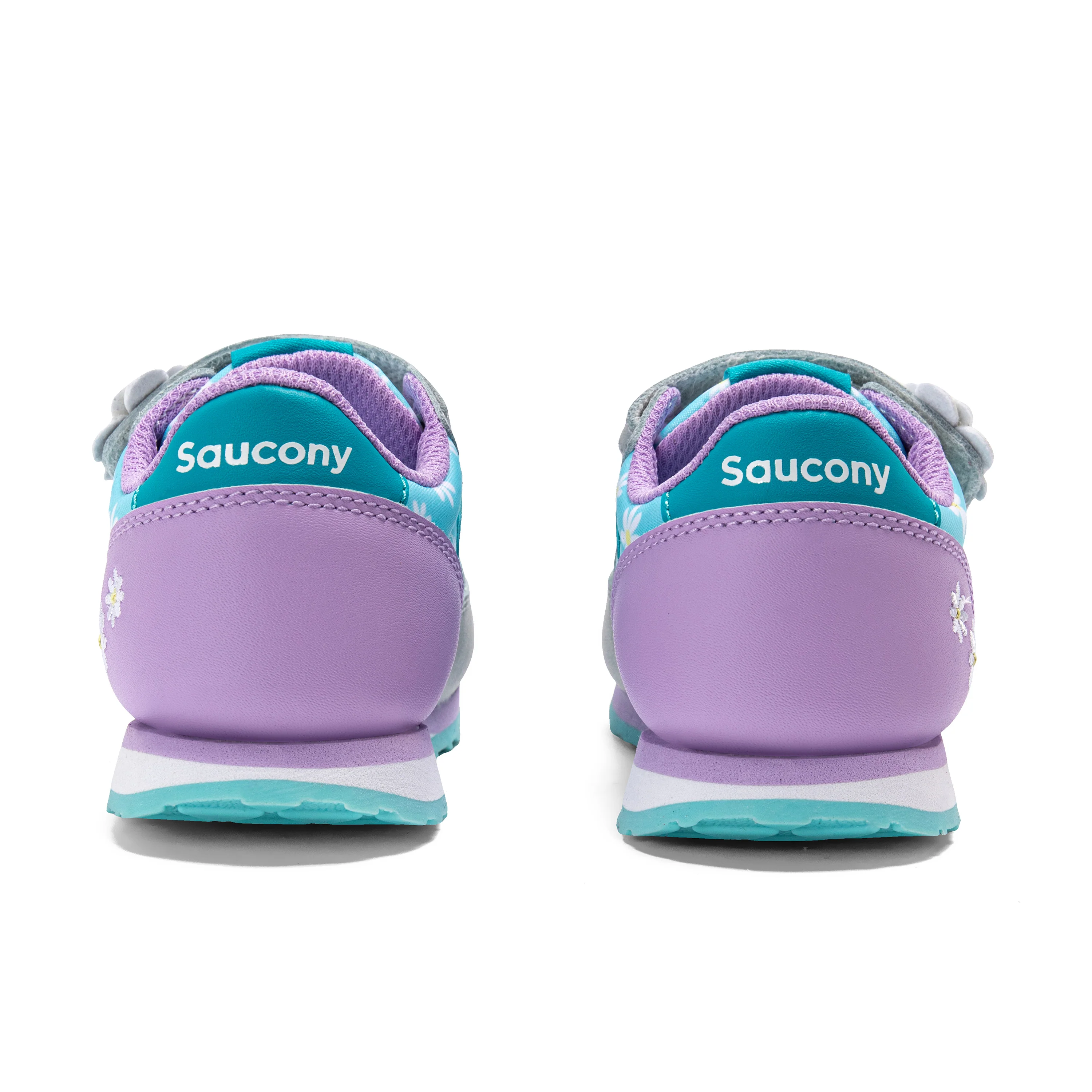 Jazz Hook & Loop Sneaker - Little Kid Silver/Teal - Image 4