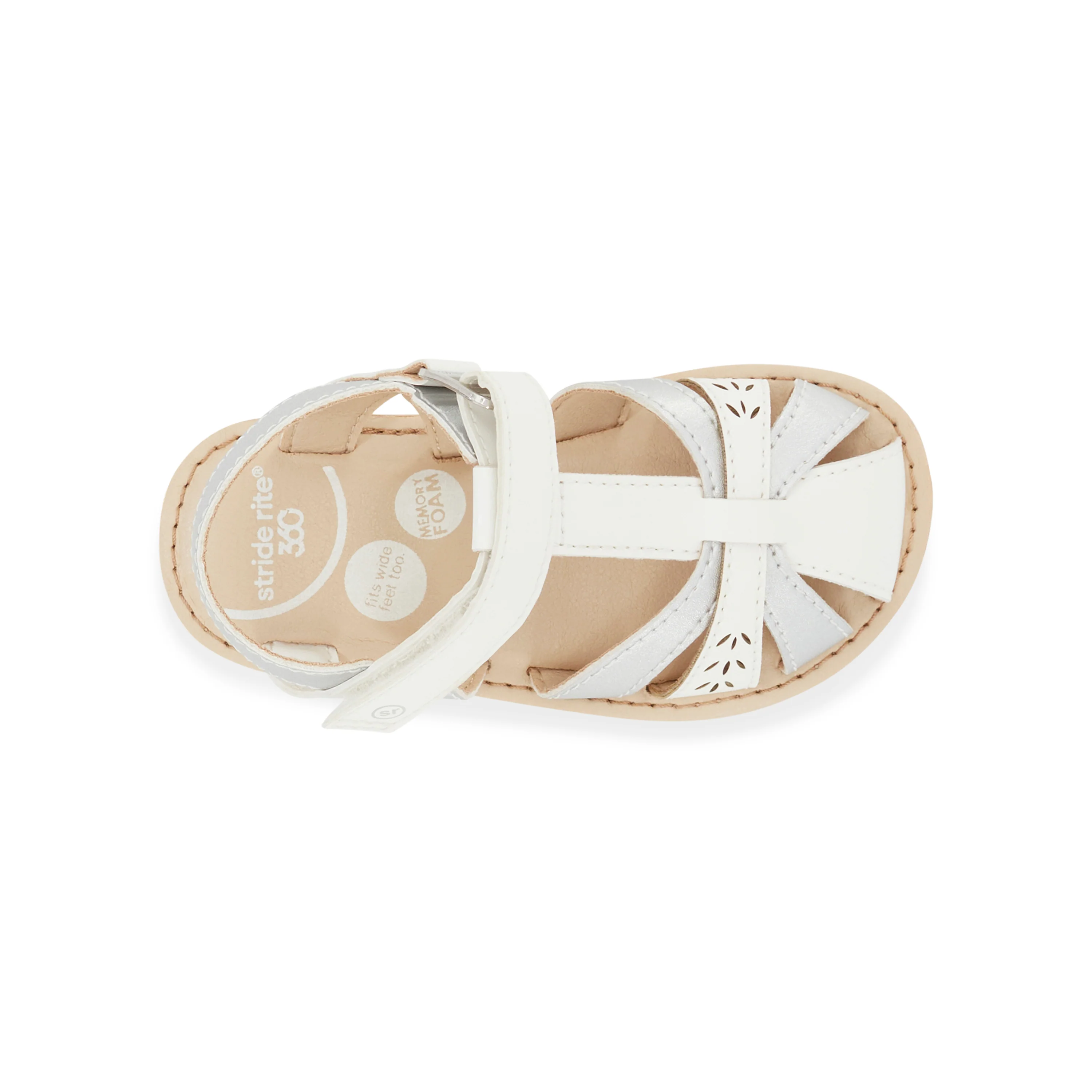 Kehlani Sandal - Big Kid White - Image 5