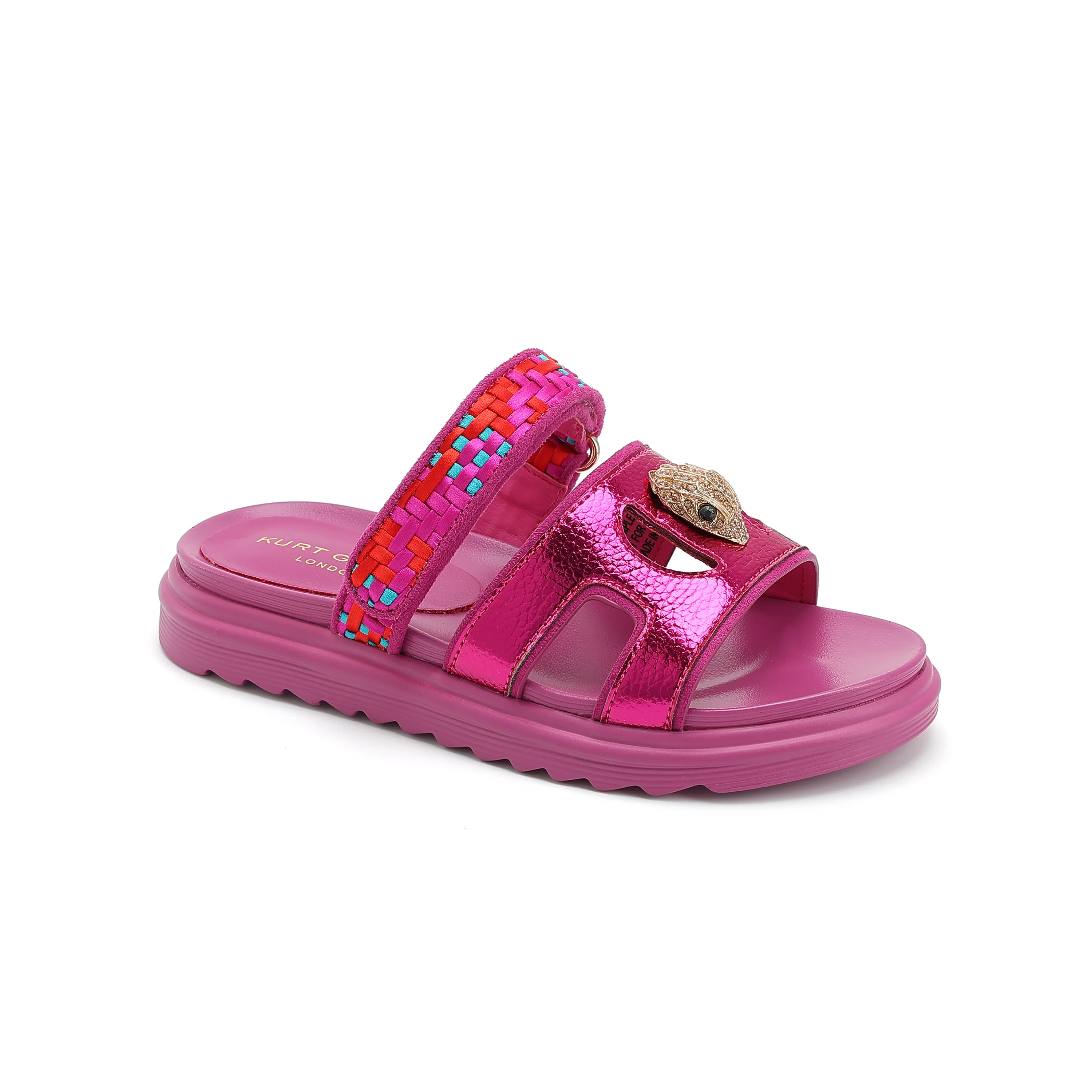 Kensington Cutout Mule Sandal  - Big Kid Purple Red - Image 2