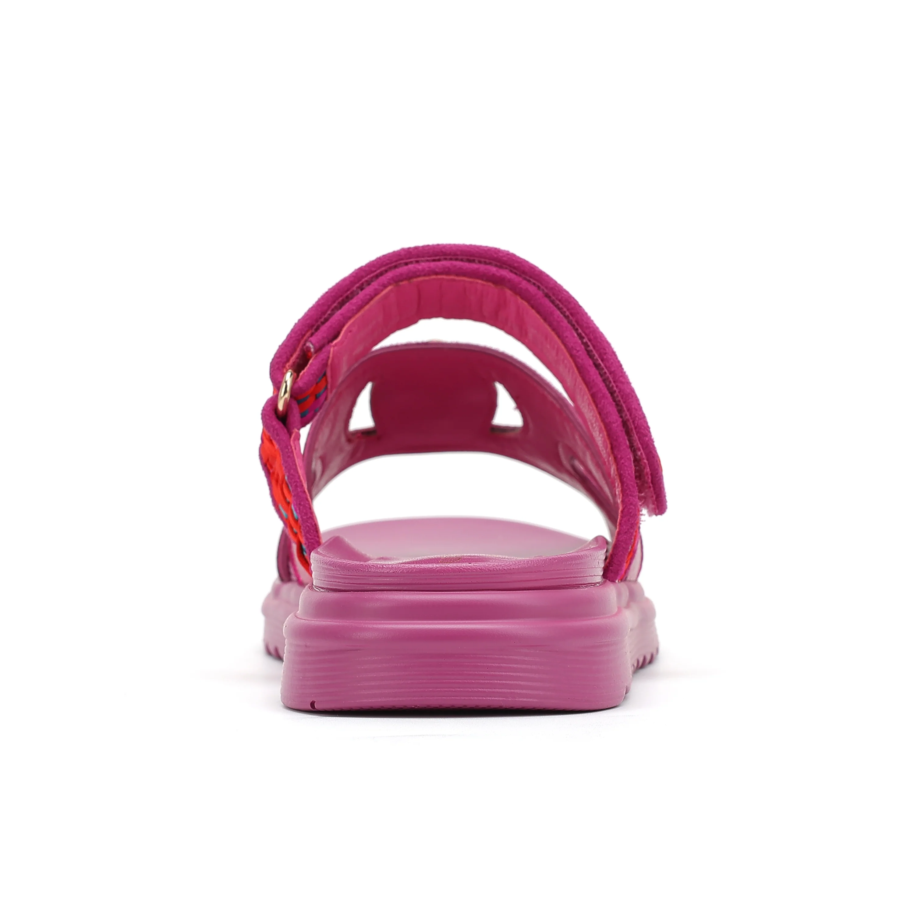 Kensington Cutout Mule Sandal  - Big Kid Purple Red - Image 3