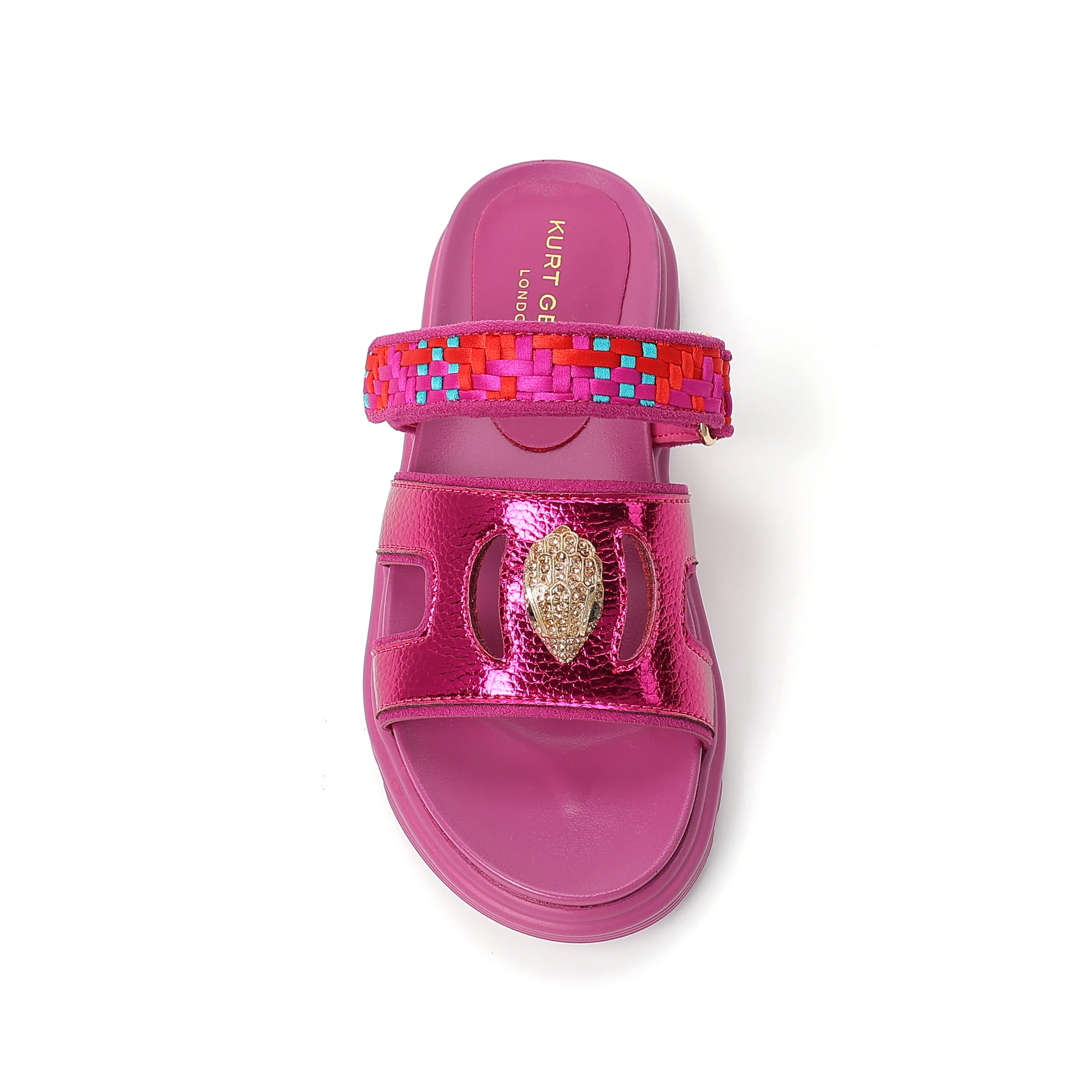 Kensington Cutout Mule Sandal  - Big Kid Purple Red - Image 4