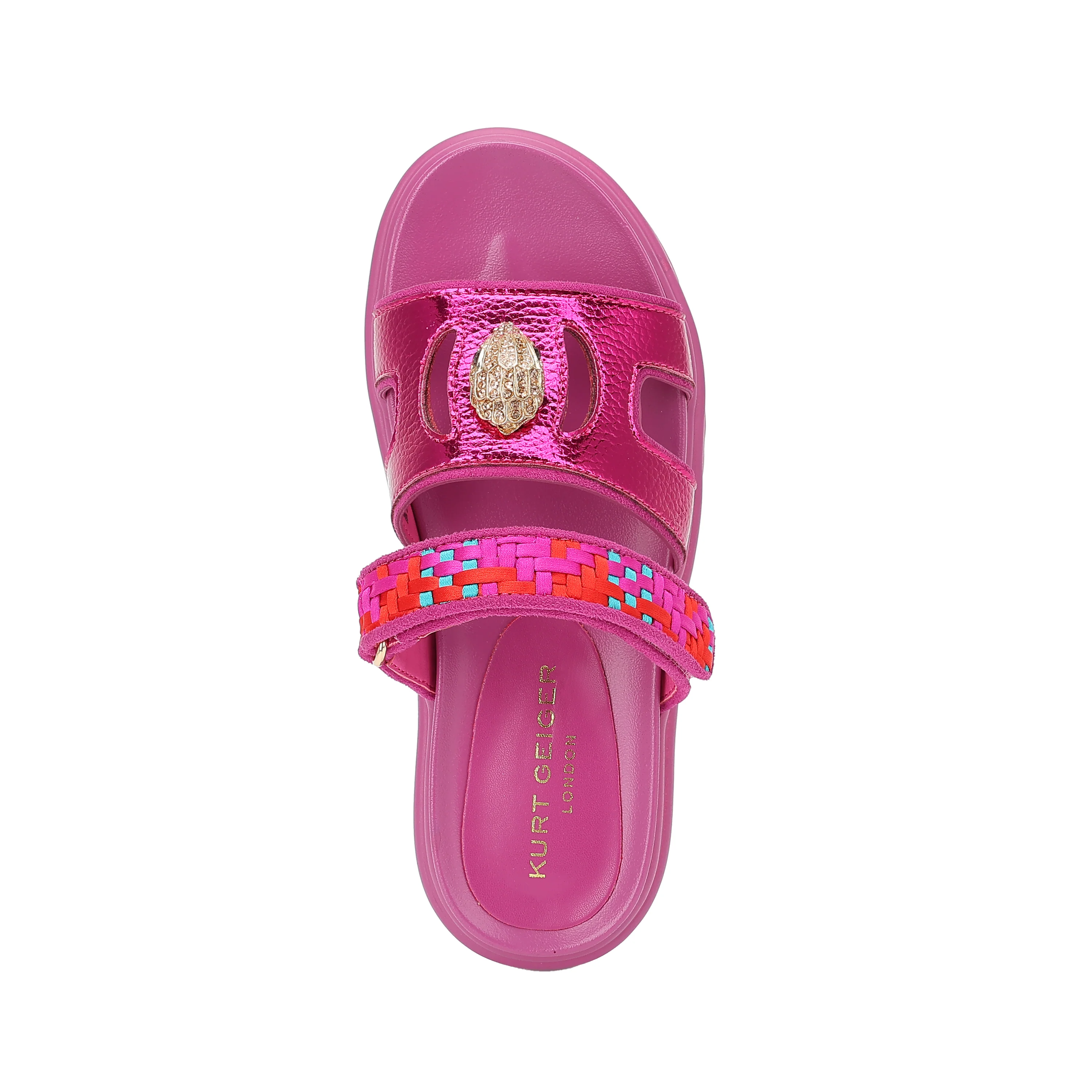 Kensington Cutout Mule Sandal  - Big Kid Purple Red - Image 5