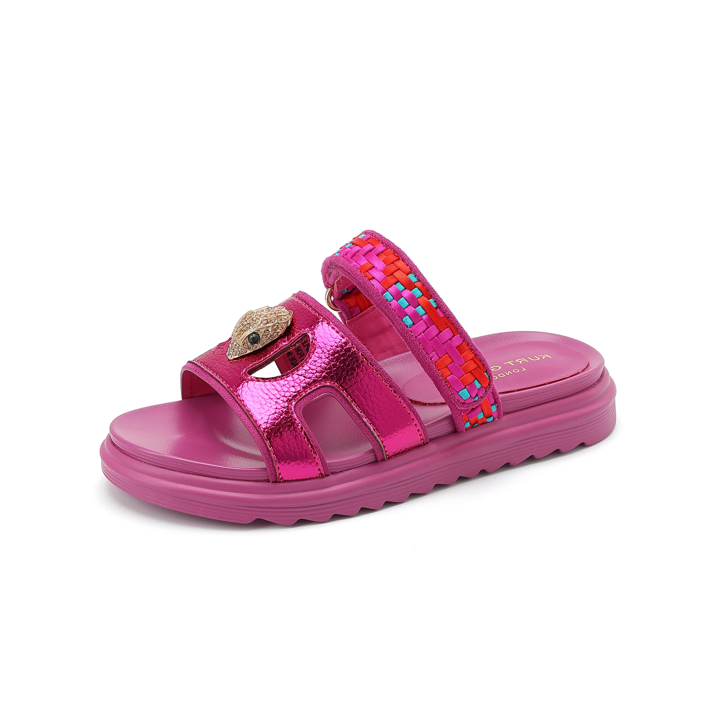 Kensington Cutout Mule Sandal  - Big Kid Purple Red - Image 7