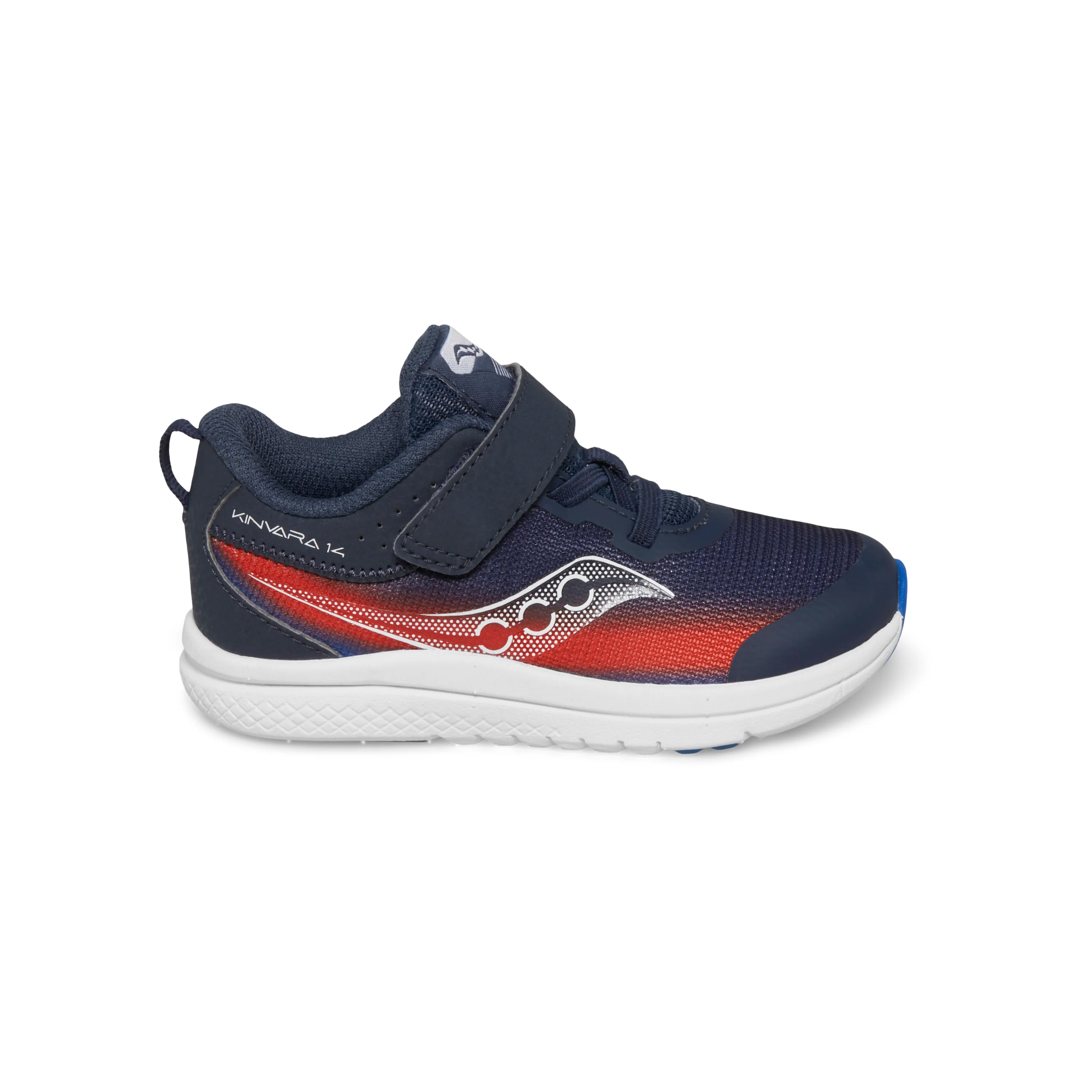 Kinvara 14 A/C Jr. Sneaker - Little Kid Navy/Red - Image 8