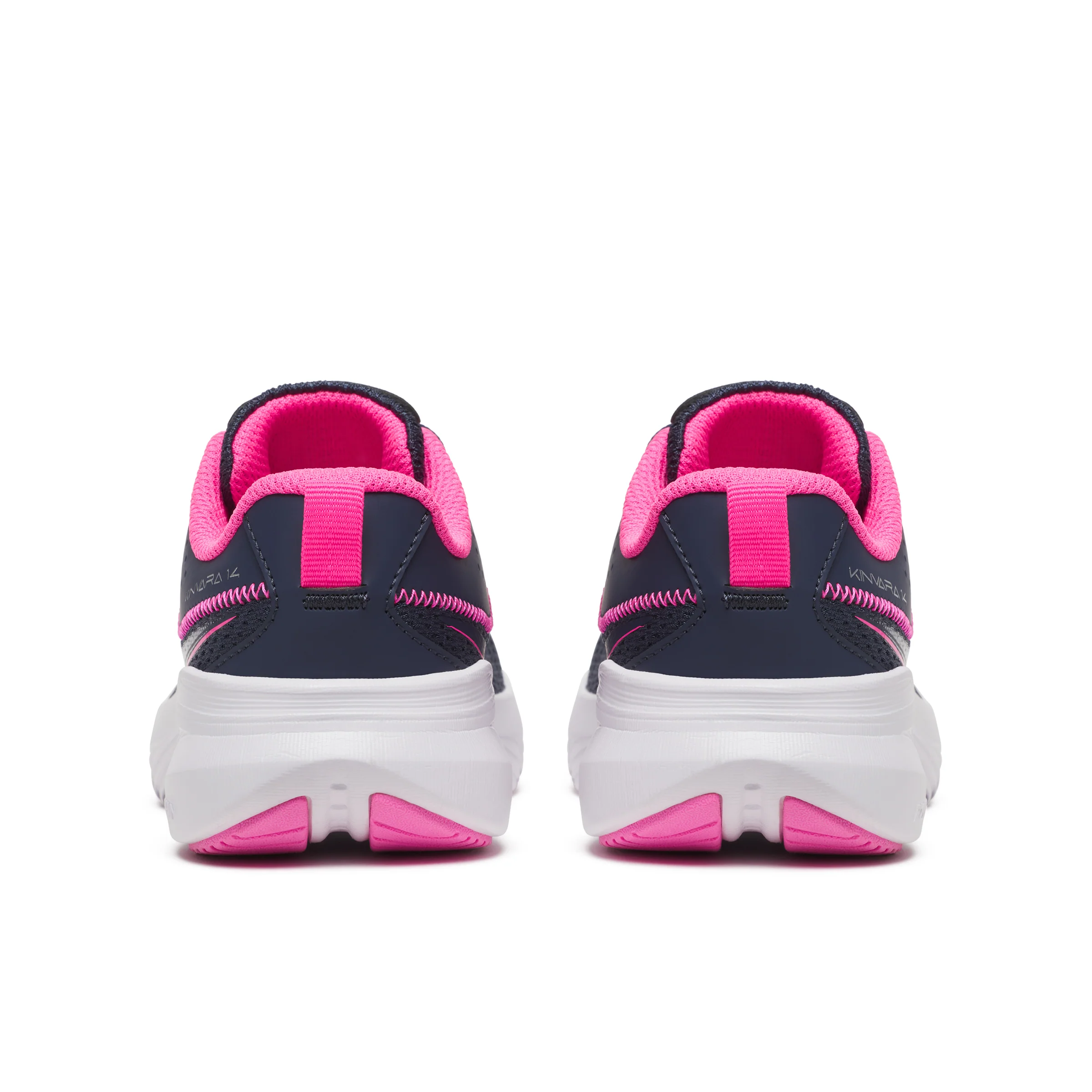 Kinvara 14 LTT Sneaker - Big Kid Pink/Navy - Image 4