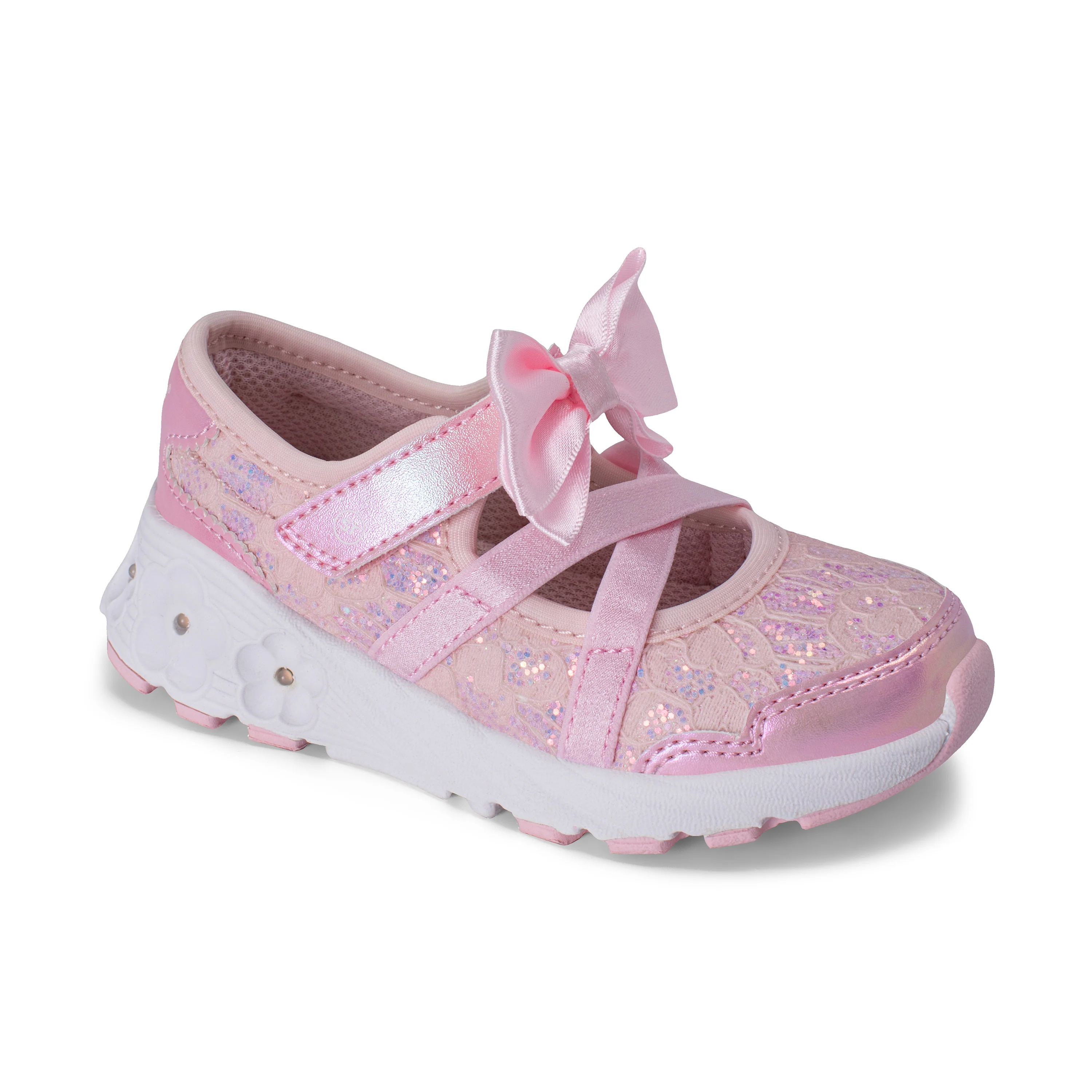 Lighted Flora Sneaker - Little Kid Blush - Image 2