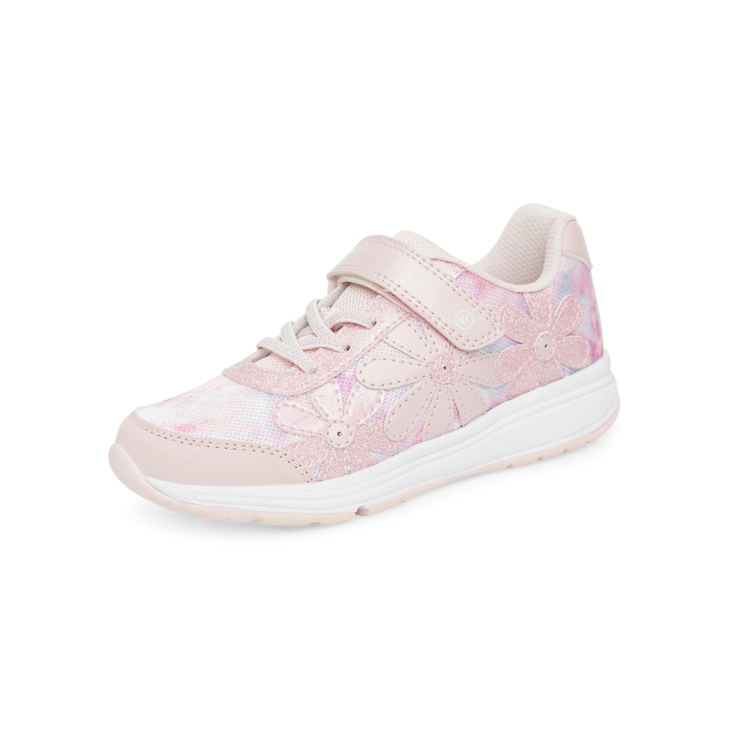 Light-Up Glimmer Sneaker - Big Kid Blush - Image 9