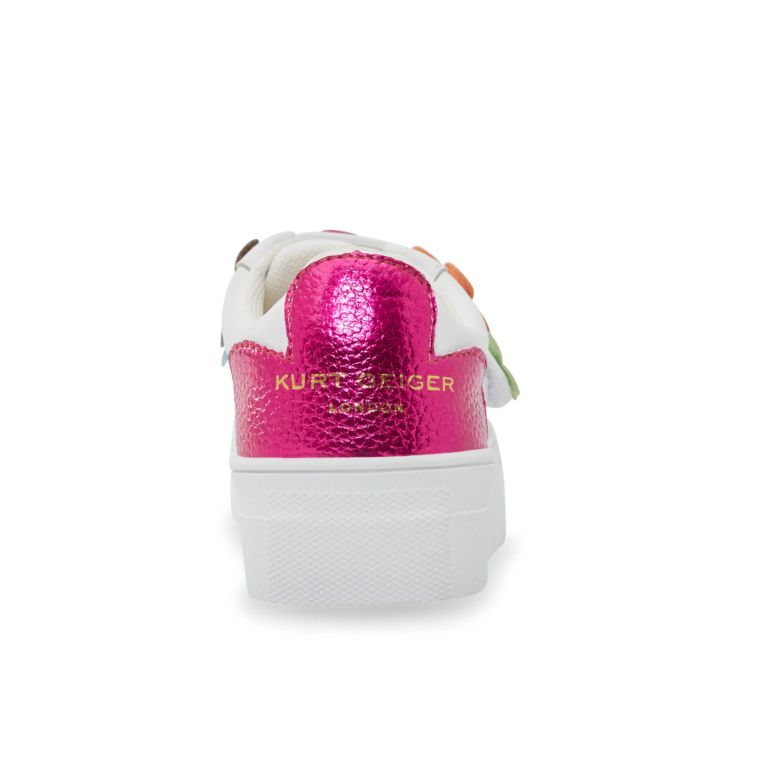 Mini Flower Petal Sneaker - Big Kid White/Multi - Image 3