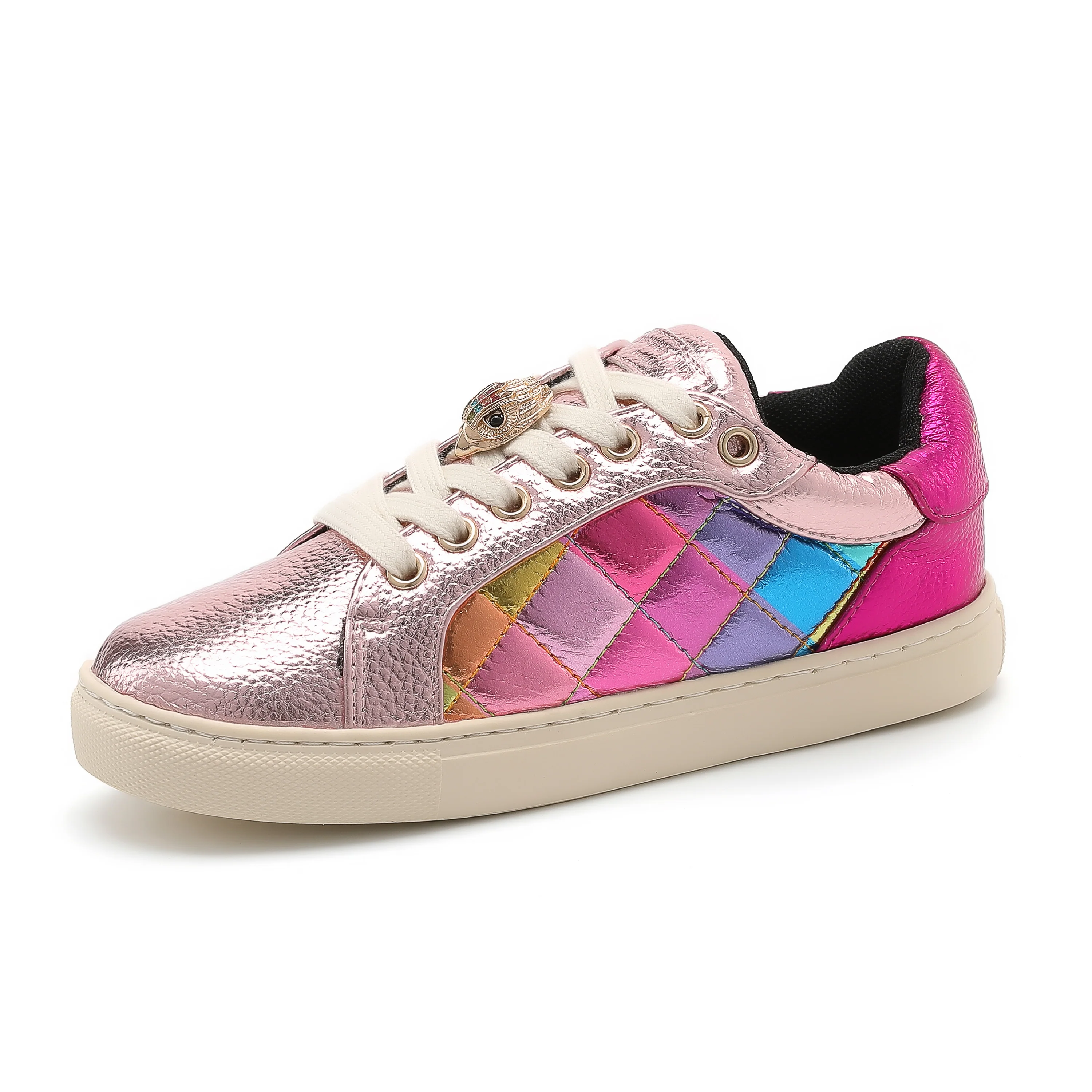 Mini Lane Stained Glass Sneaker - Big Kid Rainbow - Image 4