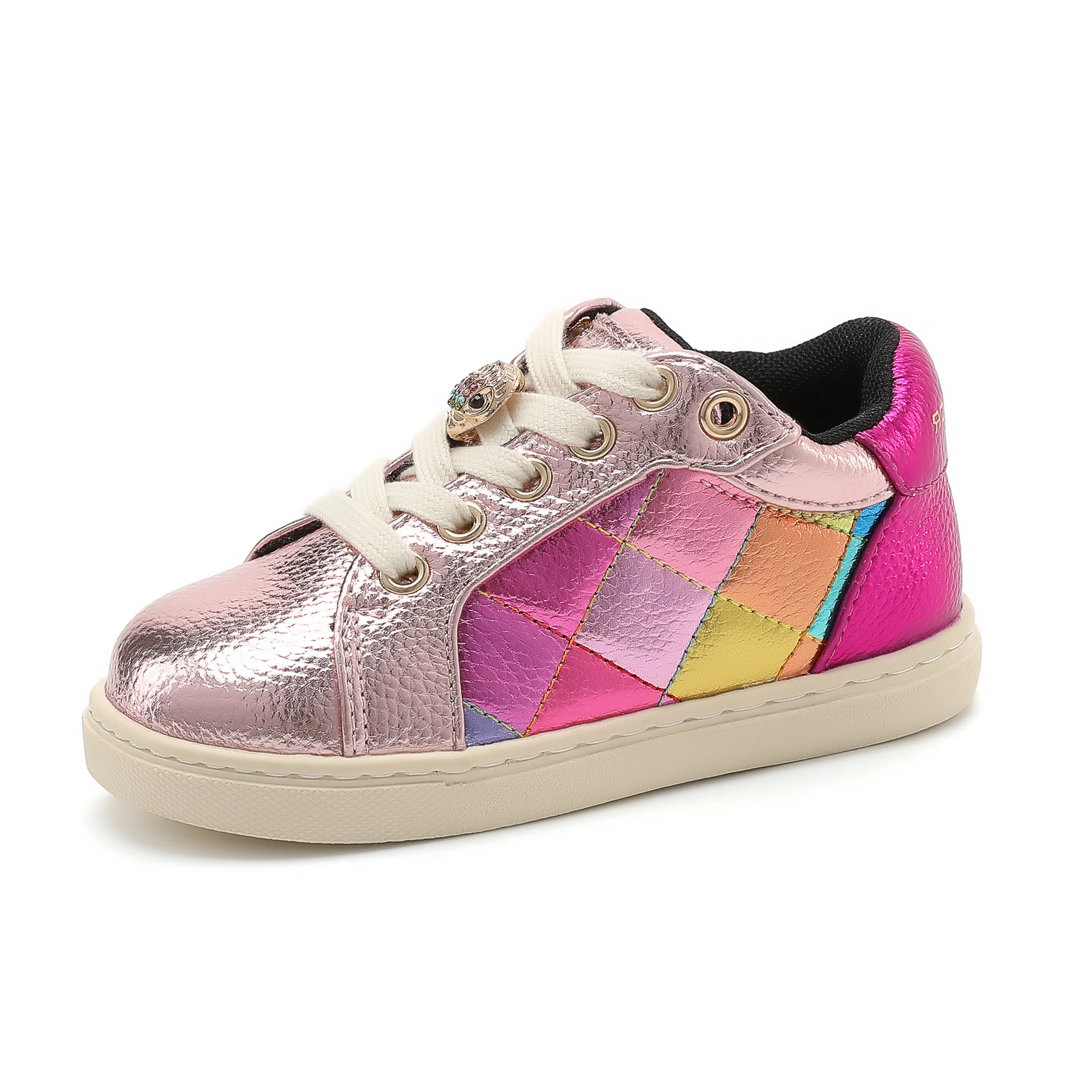 Mini Lane Stained Glass Sneaker  - Little Kid Rainbow - Image 4