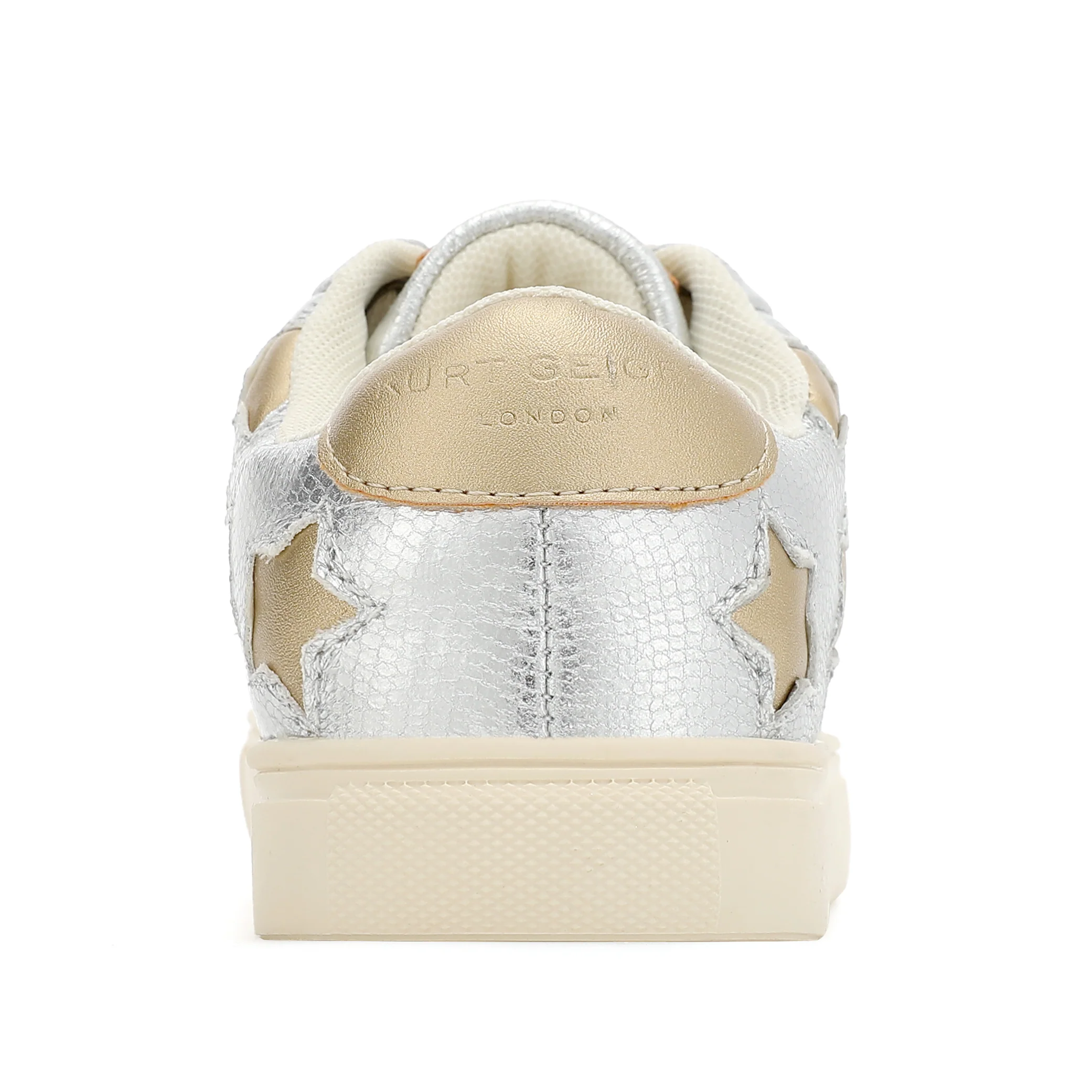 Mini Lane Star Sneaker  - Big Kid Silver Gold - Image 3